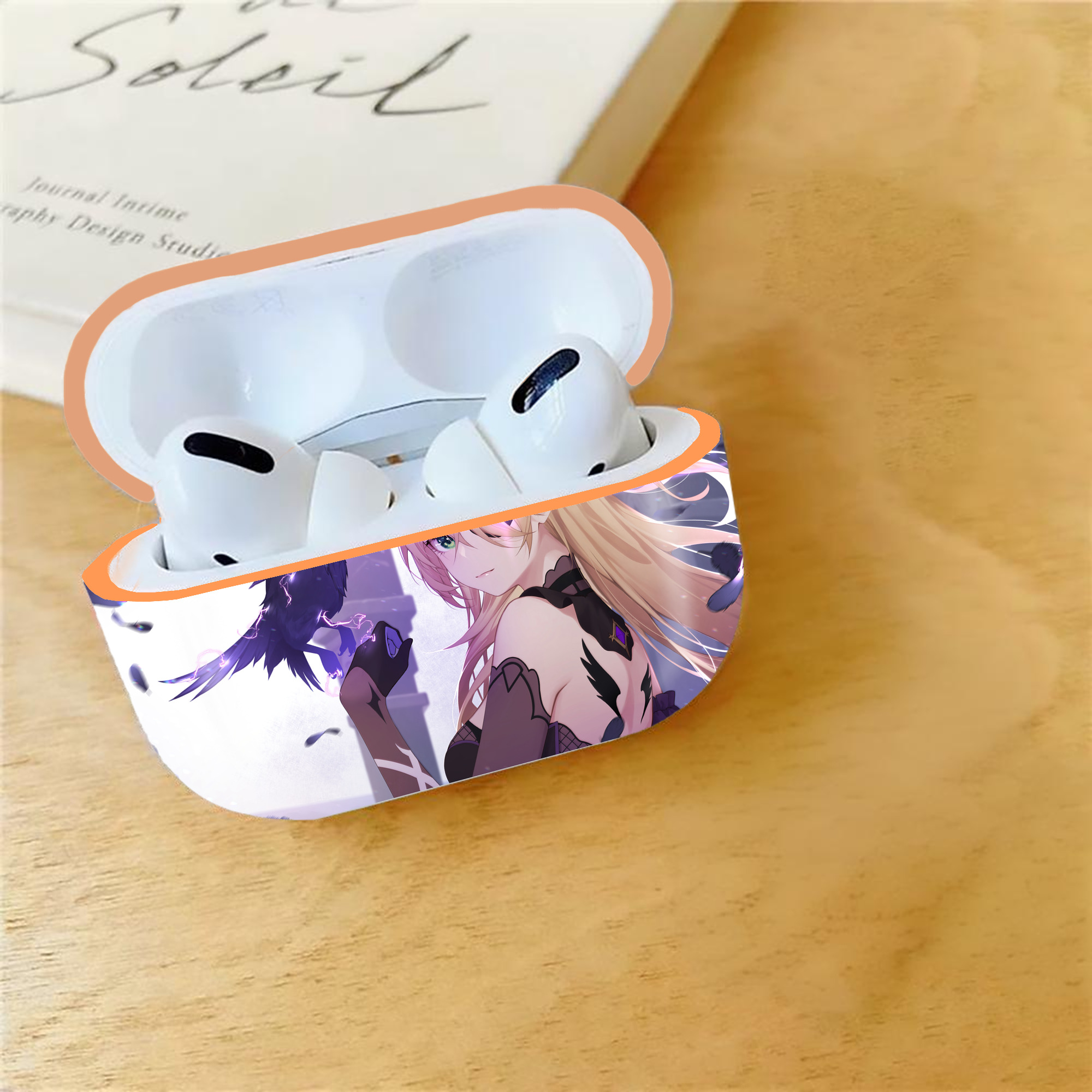 げんし神 genshin 【AirPods Pro用】ハードシェル保護ケース｜耐衝撃・防指紋・カラビナ付き商品仕様