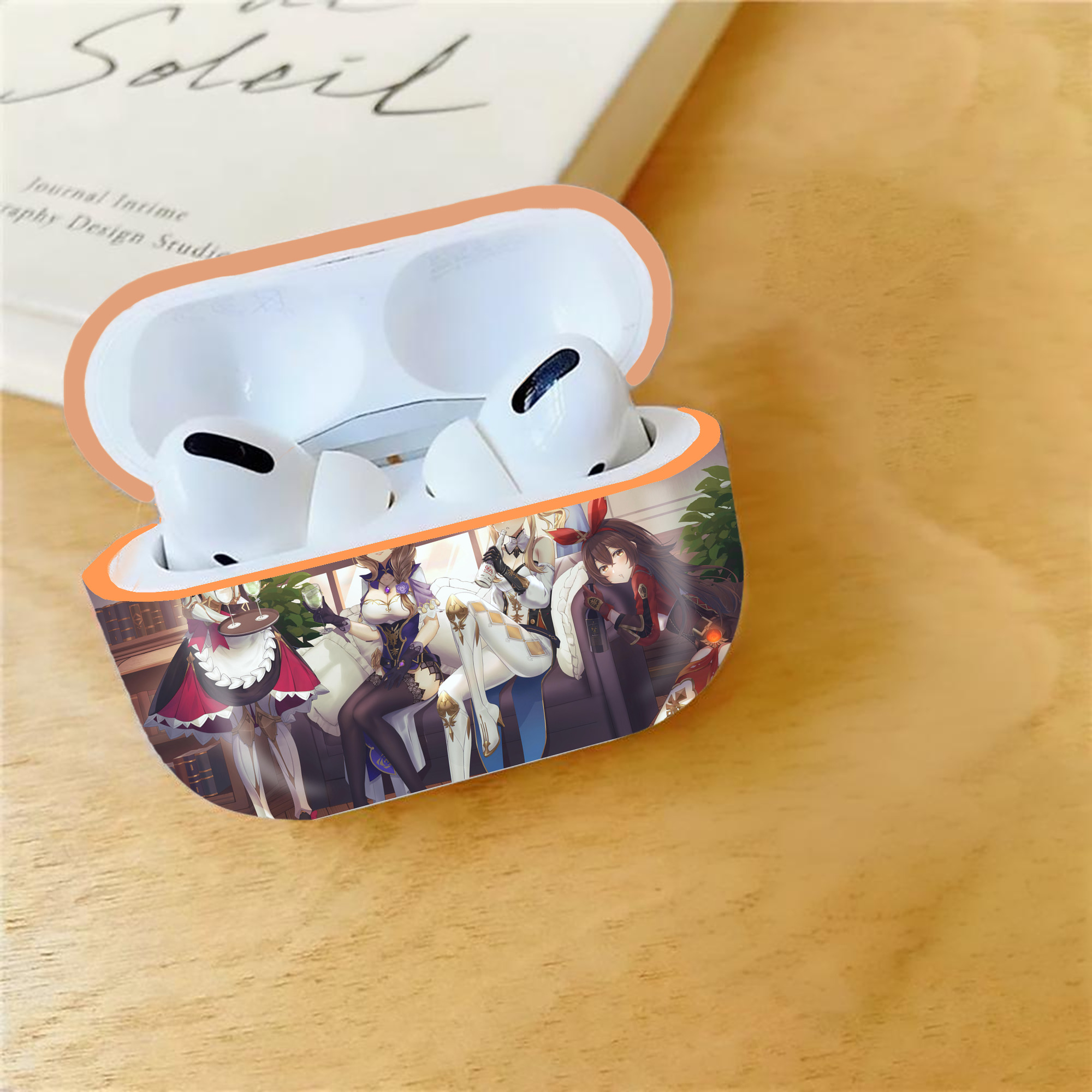 げんし神 genshin 【AirPods Pro用】ハードシェル保護ケース｜耐衝撃・防指紋・カラビナ付き商品仕様