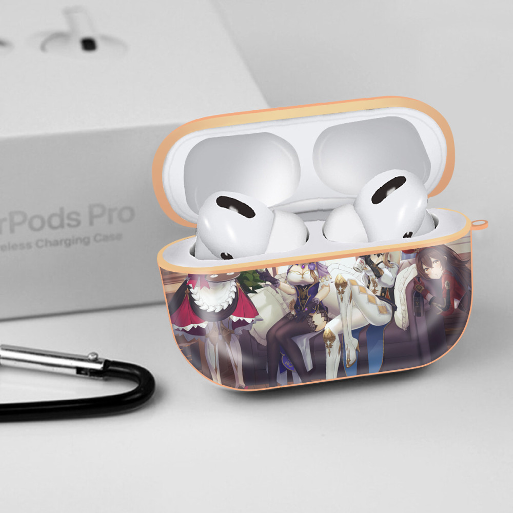 げんし神 genshin 【AirPods Pro用】ハードシェル保護ケース｜耐衝撃・防指紋・カラビナ付き商品仕様