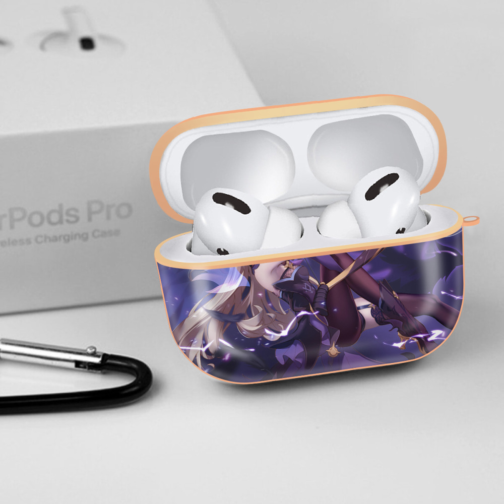 げんし神 genshin 【AirPods Pro用】ハードシェル保護ケース｜耐衝撃・防指紋・カラビナ付き商品仕様