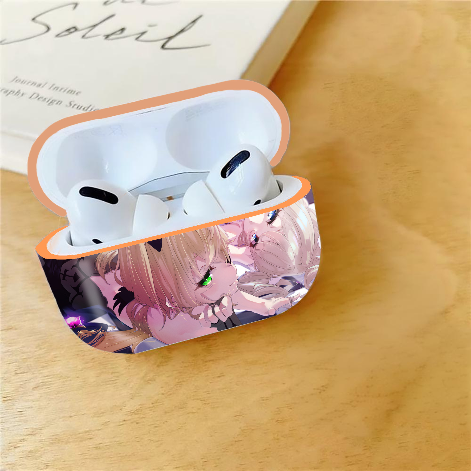 げんし神 genshin 【AirPods Pro用】ハードシェル保護ケース｜耐衝撃・防指紋・カラビナ付き商品仕様