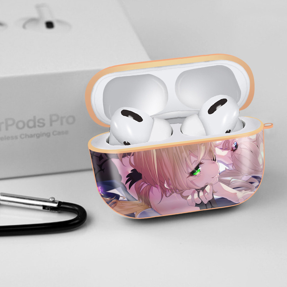 げんし神 genshin 【AirPods Pro用】ハードシェル保護ケース｜耐衝撃・防指紋・カラビナ付き商品仕様