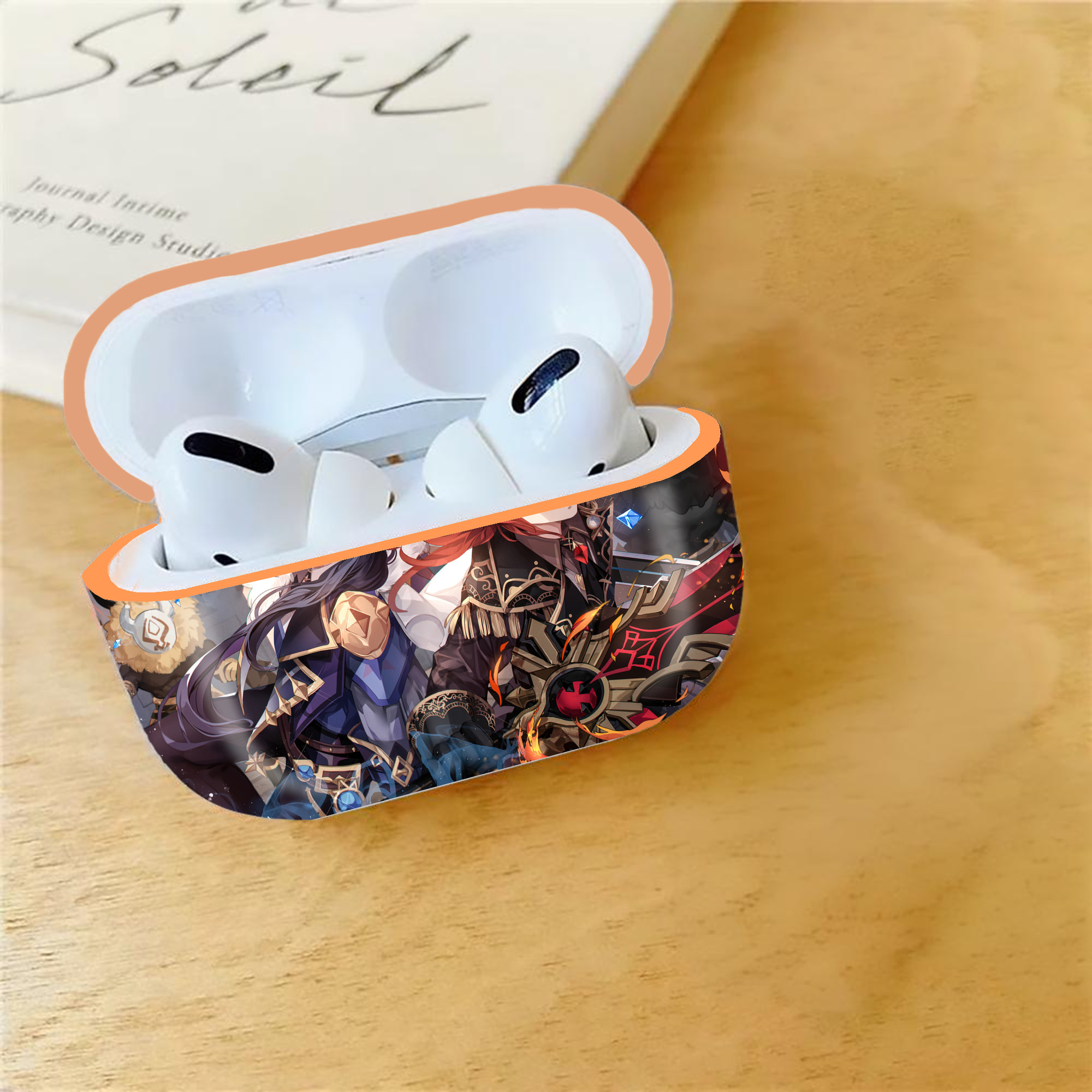 げんし神 genshin 【AirPods Pro用】ハードシェル保護ケース｜耐衝撃・防指紋・カラビナ付き商品仕様