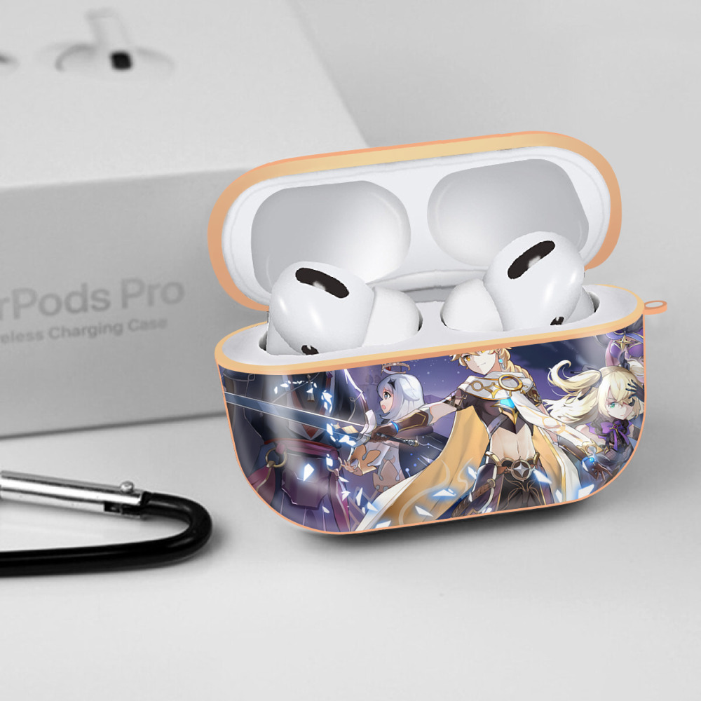げんし神 genshin 【AirPods Pro用】ハードシェル保護ケース｜耐衝撃・防指紋・カラビナ付き商品仕様