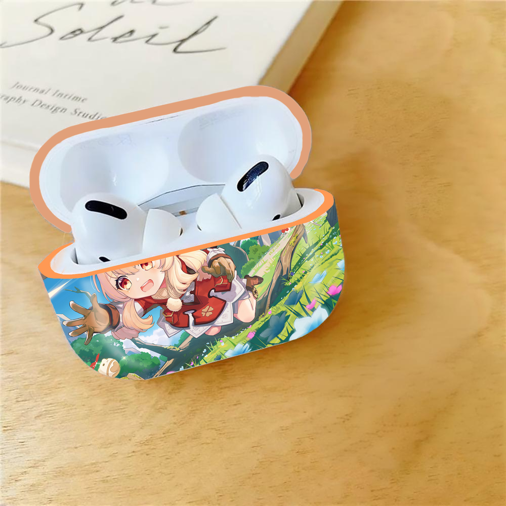 げんし神 genshin 【AirPods Pro用】ハードシェル保護ケース｜耐衝撃・防指紋・カラビナ付き商品仕様