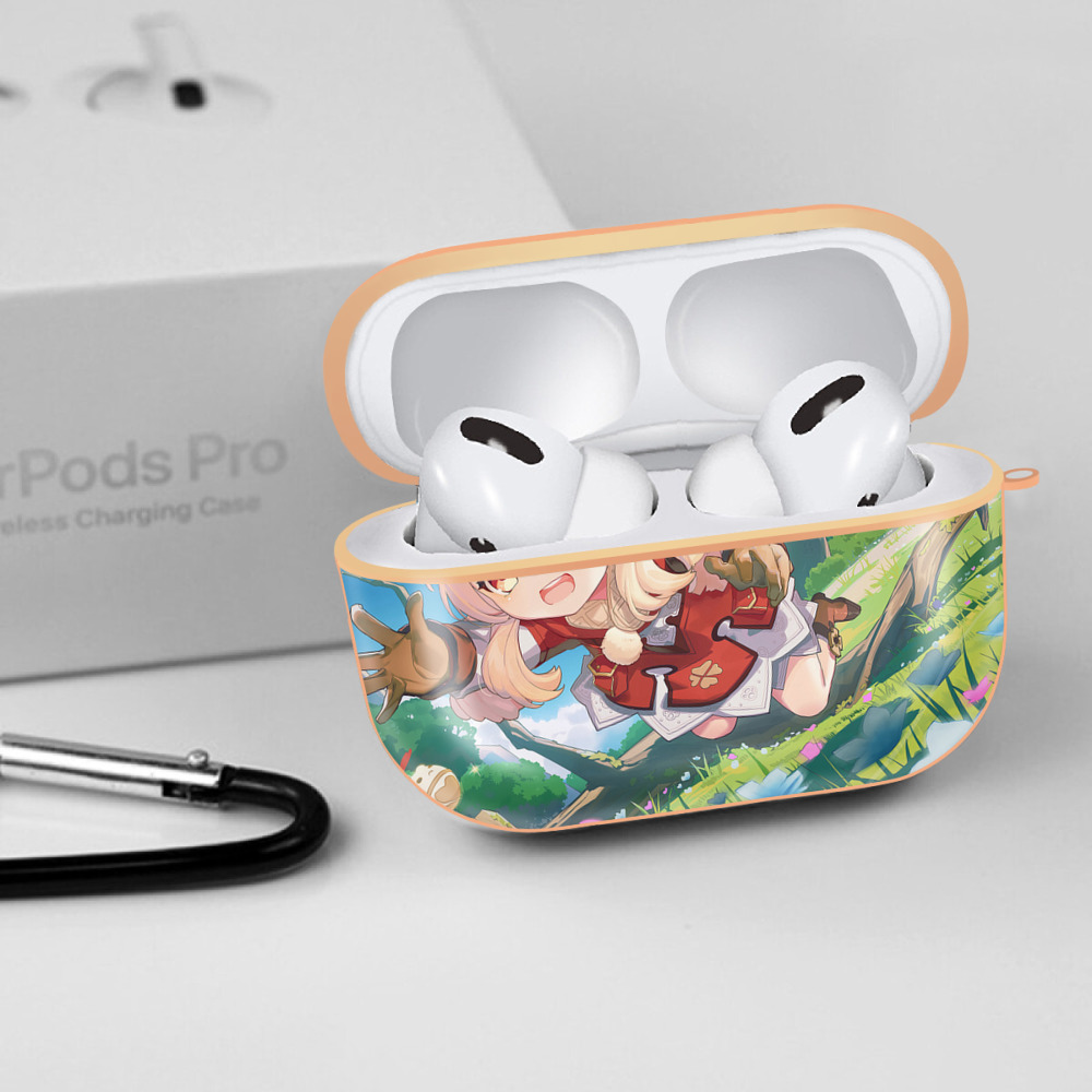 げんし神 genshin 【AirPods Pro用】ハードシェル保護ケース｜耐衝撃・防指紋・カラビナ付き商品仕様