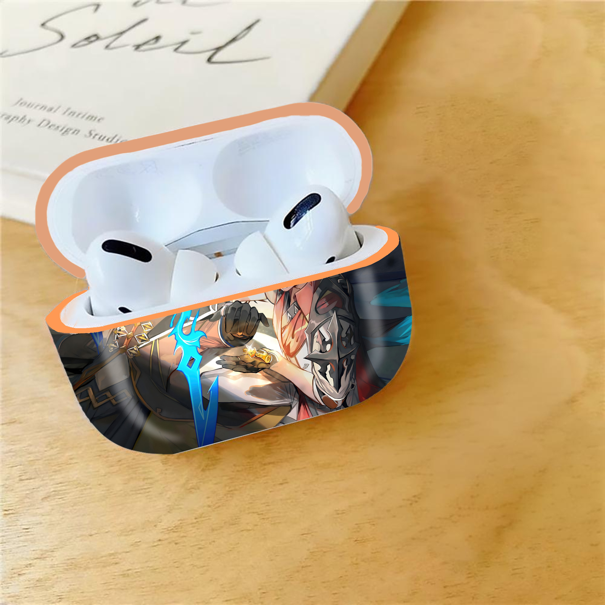 げんし神 genshin 【AirPods Pro用】ハードシェル保護ケース｜耐衝撃・防指紋・カラビナ付き商品仕様