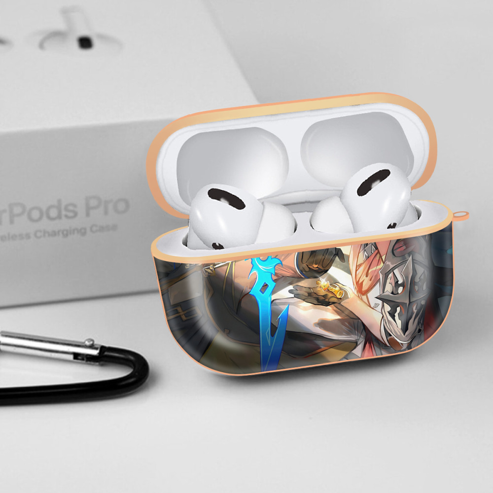 げんし神 genshin 【AirPods Pro用】ハードシェル保護ケース｜耐衝撃・防指紋・カラビナ付き商品仕様