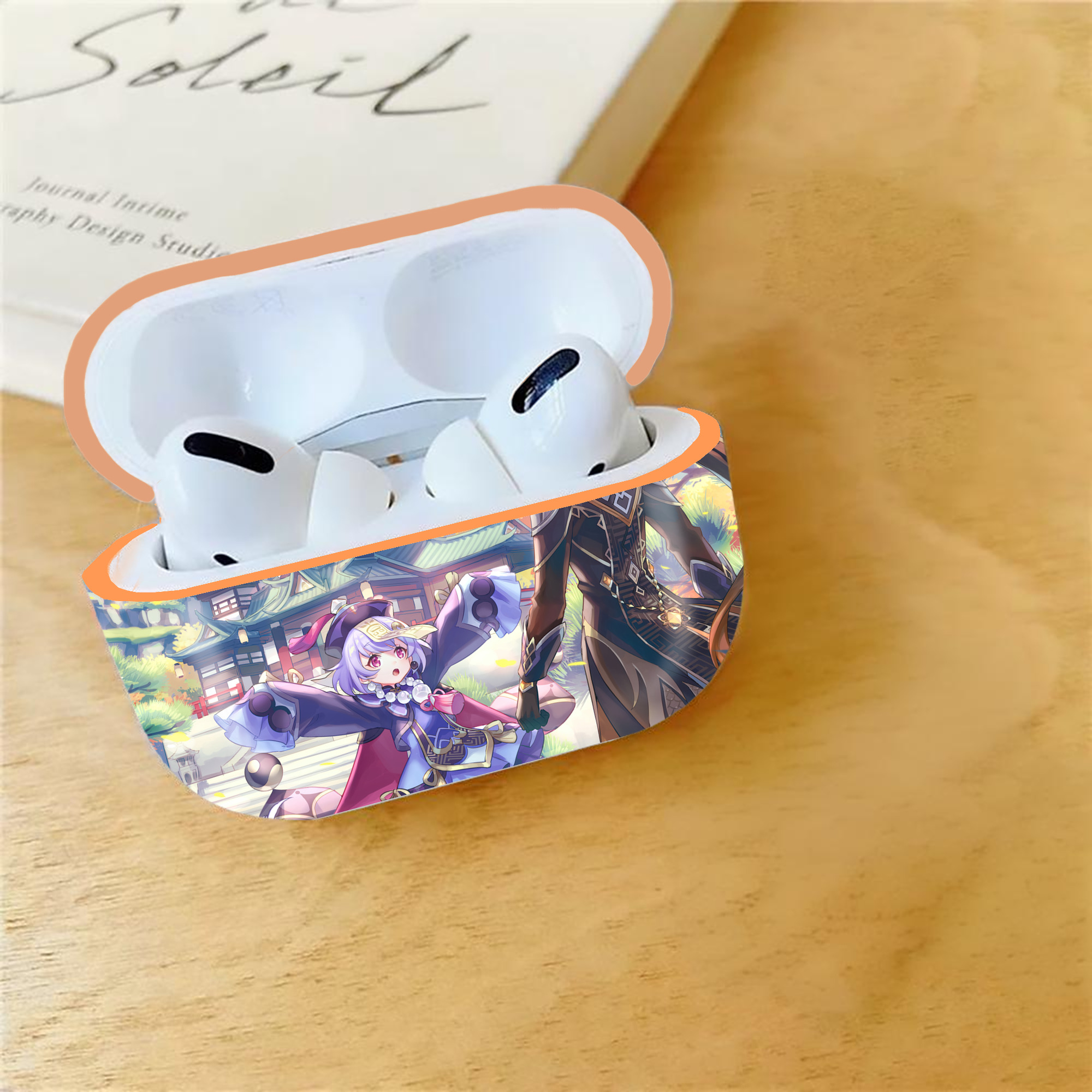 げんし神 genshin 【AirPods Pro用】ハードシェル保護ケース｜耐衝撃・防指紋・カラビナ付き商品仕様