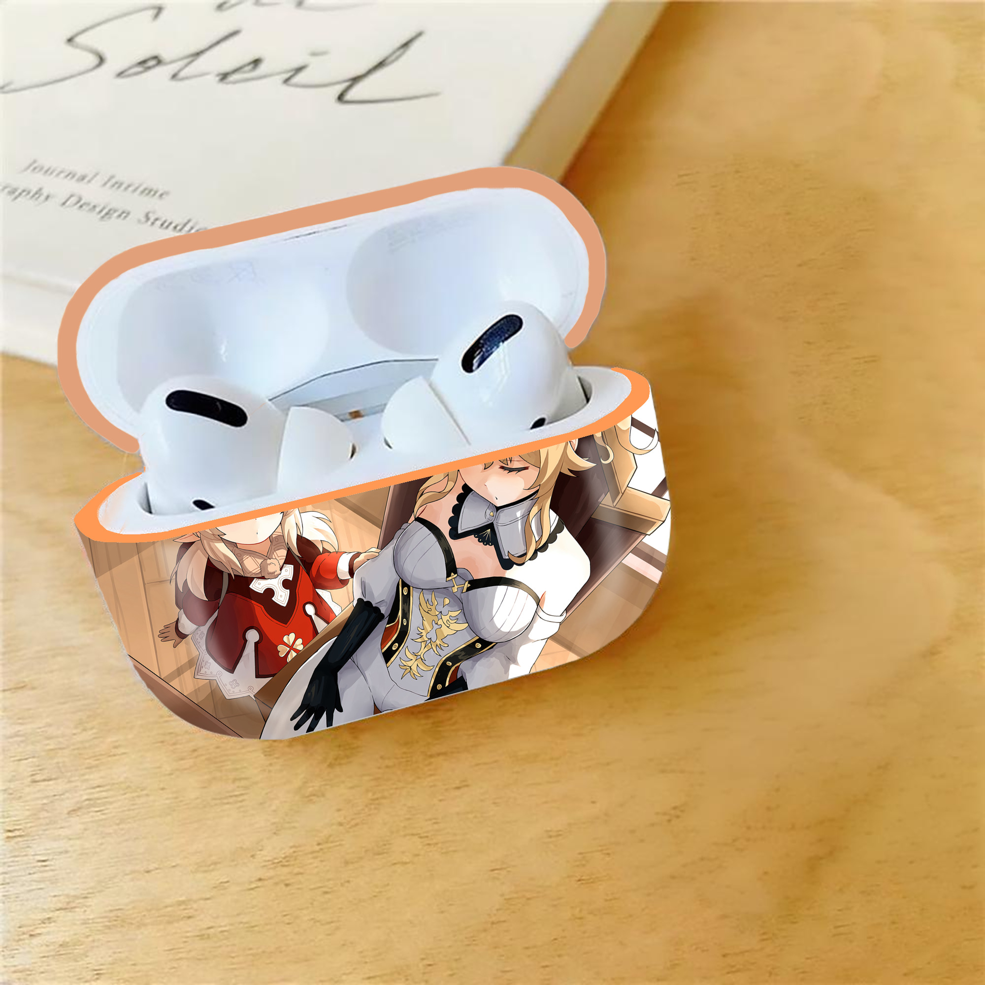 げんし神 genshin 【AirPods Pro用】ハードシェル保護ケース｜耐衝撃・防指紋・カラビナ付き商品仕様