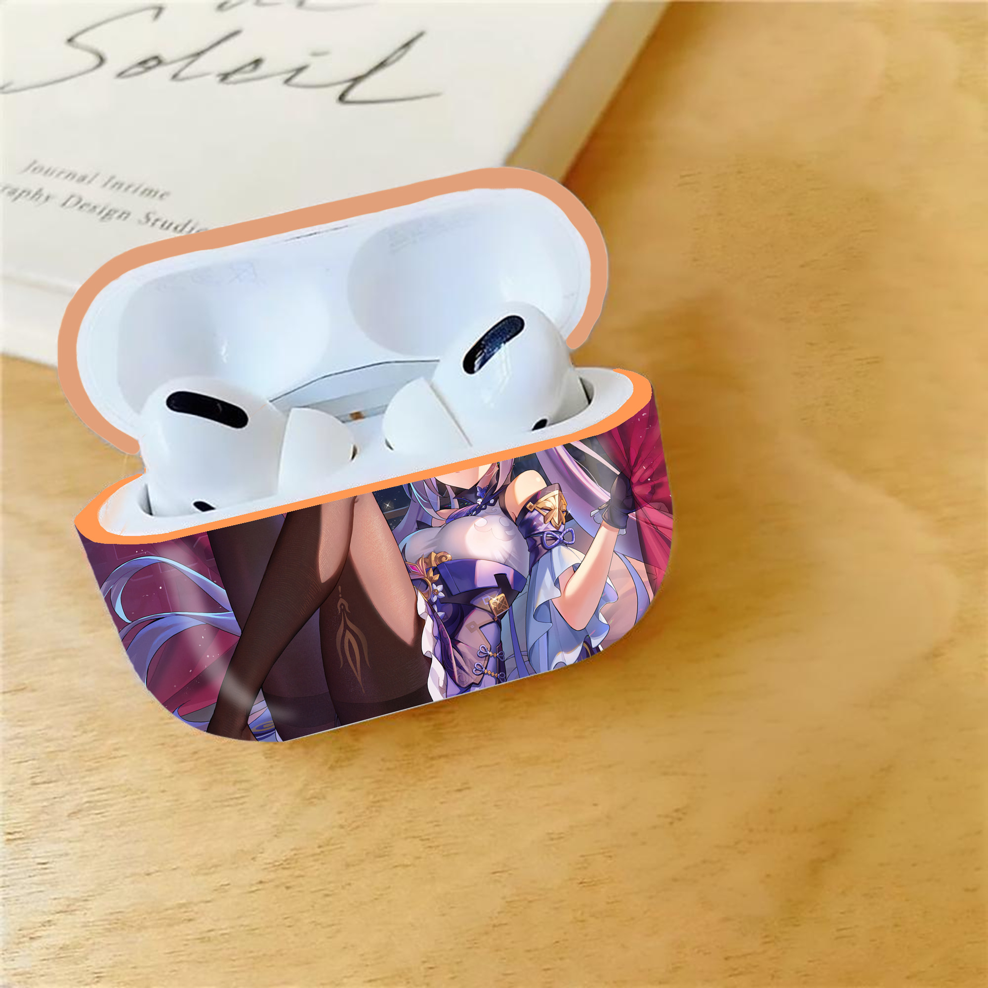 げんし神 genshin 【AirPods Pro用】ハードシェル保護ケース｜耐衝撃・防指紋・カラビナ付き商品仕様