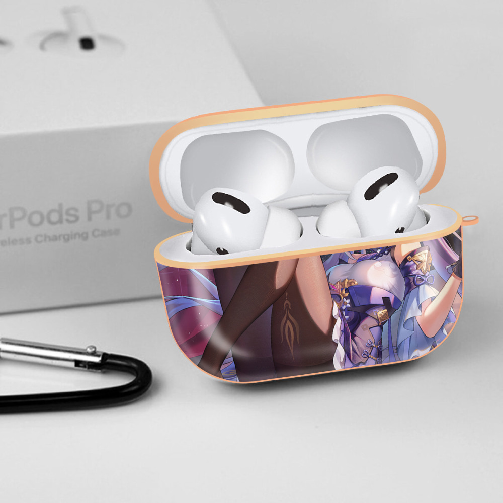 げんし神 genshin 【AirPods Pro用】ハードシェル保護ケース｜耐衝撃・防指紋・カラビナ付き商品仕様