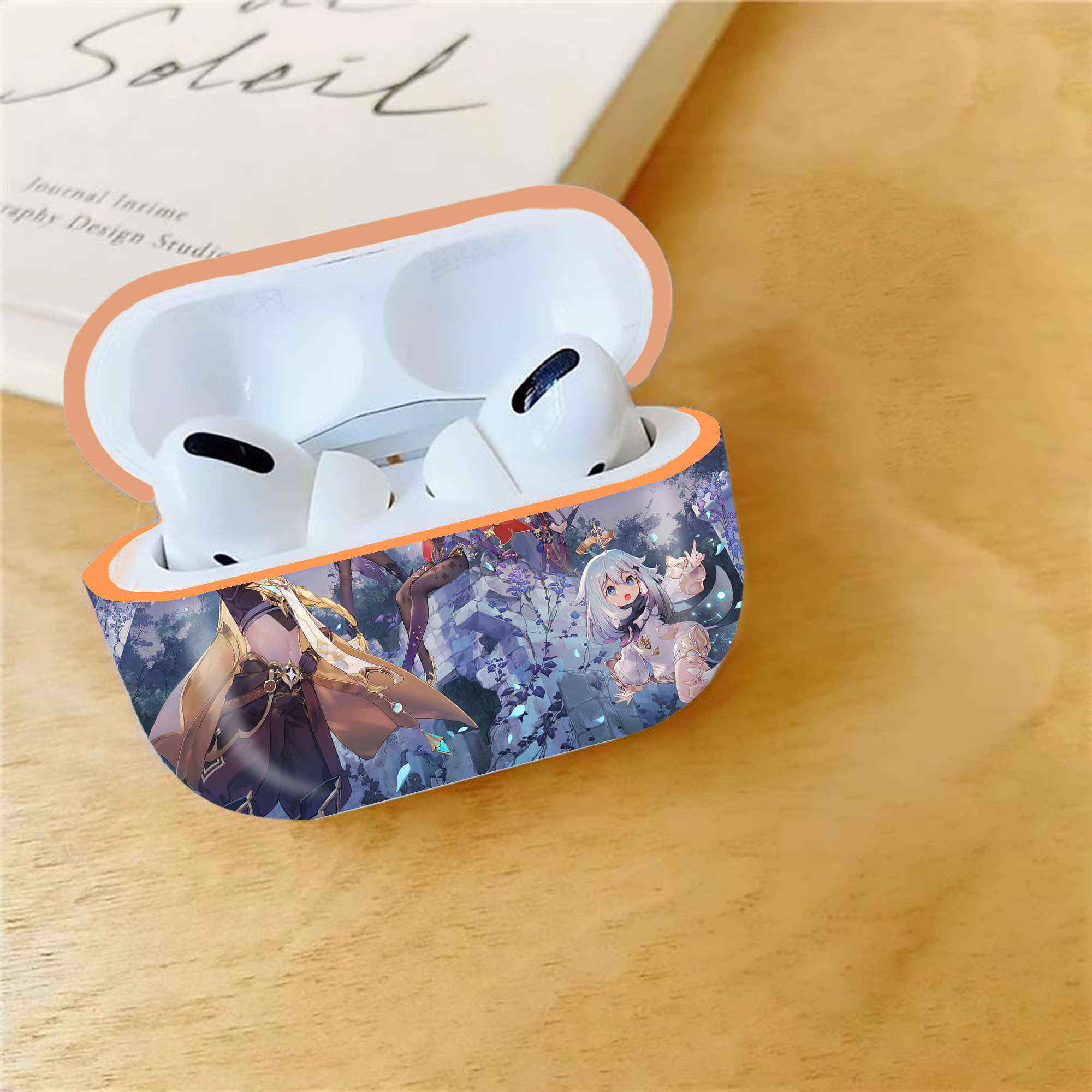 げんし神 genshin 【AirPods Pro用】ハードシェル保護ケース｜耐衝撃・防指紋・カラビナ付き商品仕様