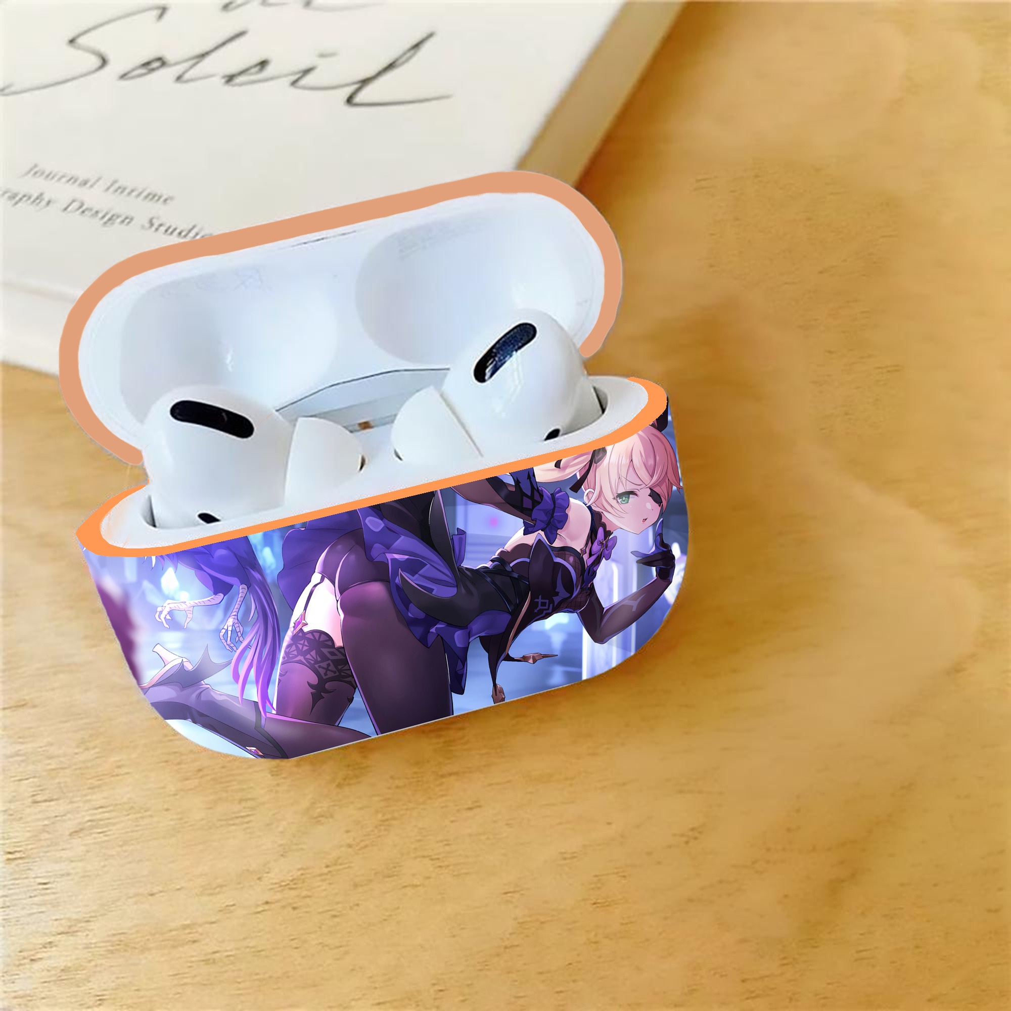 げんし神 genshin 【AirPods Pro用】ハードシェル保護ケース｜耐衝撃・防指紋・カラビナ付き商品仕様