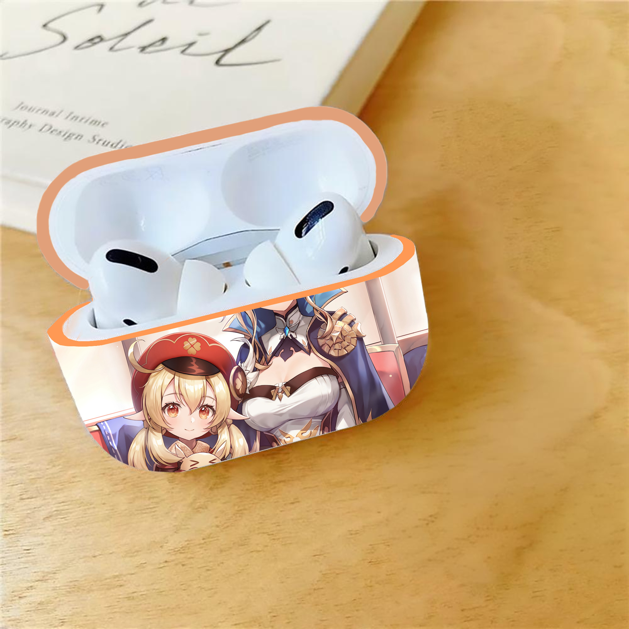 げんし神 genshin 【AirPods Pro用】ハードシェル保護ケース｜耐衝撃・防指紋・カラビナ付き商品仕様