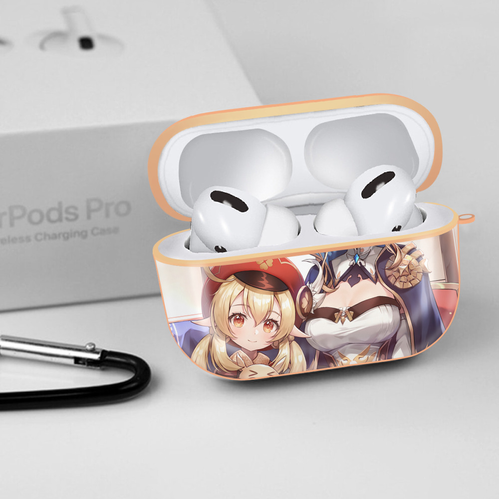げんし神 genshin 【AirPods Pro用】ハードシェル保護ケース｜耐衝撃・防指紋・カラビナ付き商品仕様