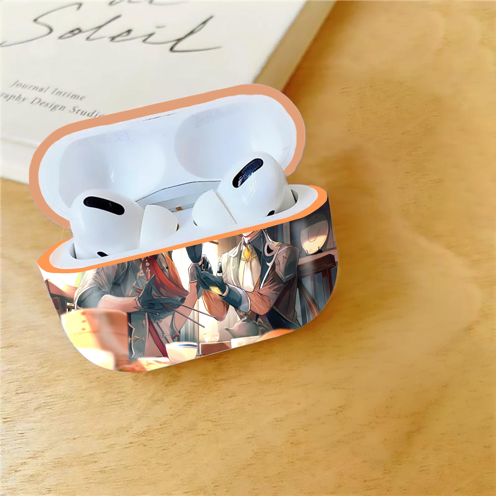 げんし神 genshin 【AirPods Pro用】ハードシェル保護ケース｜耐衝撃・防指紋・カラビナ付き商品仕様