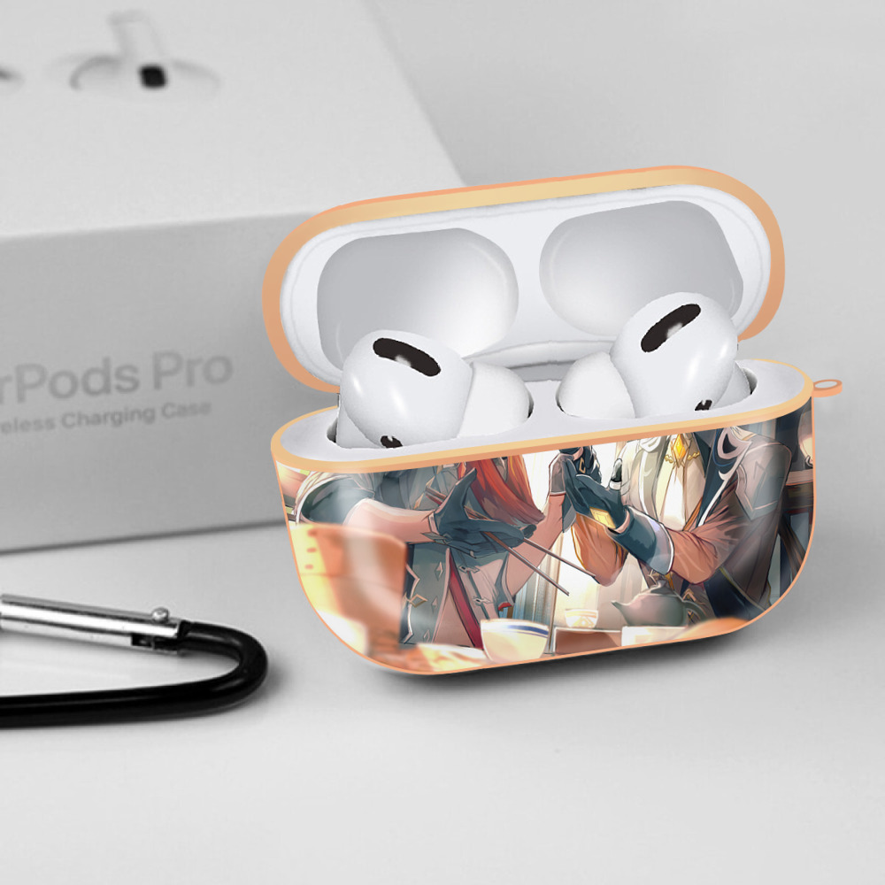 げんし神 genshin 【AirPods Pro用】ハードシェル保護ケース｜耐衝撃・防指紋・カラビナ付き商品仕様