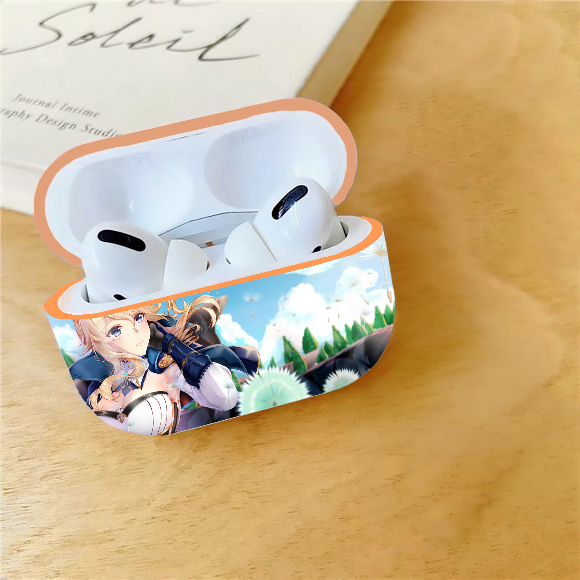 げんし神 genshin 【AirPods Pro用】ハードシェル保護ケース｜耐衝撃・防指紋・カラビナ付き商品仕様