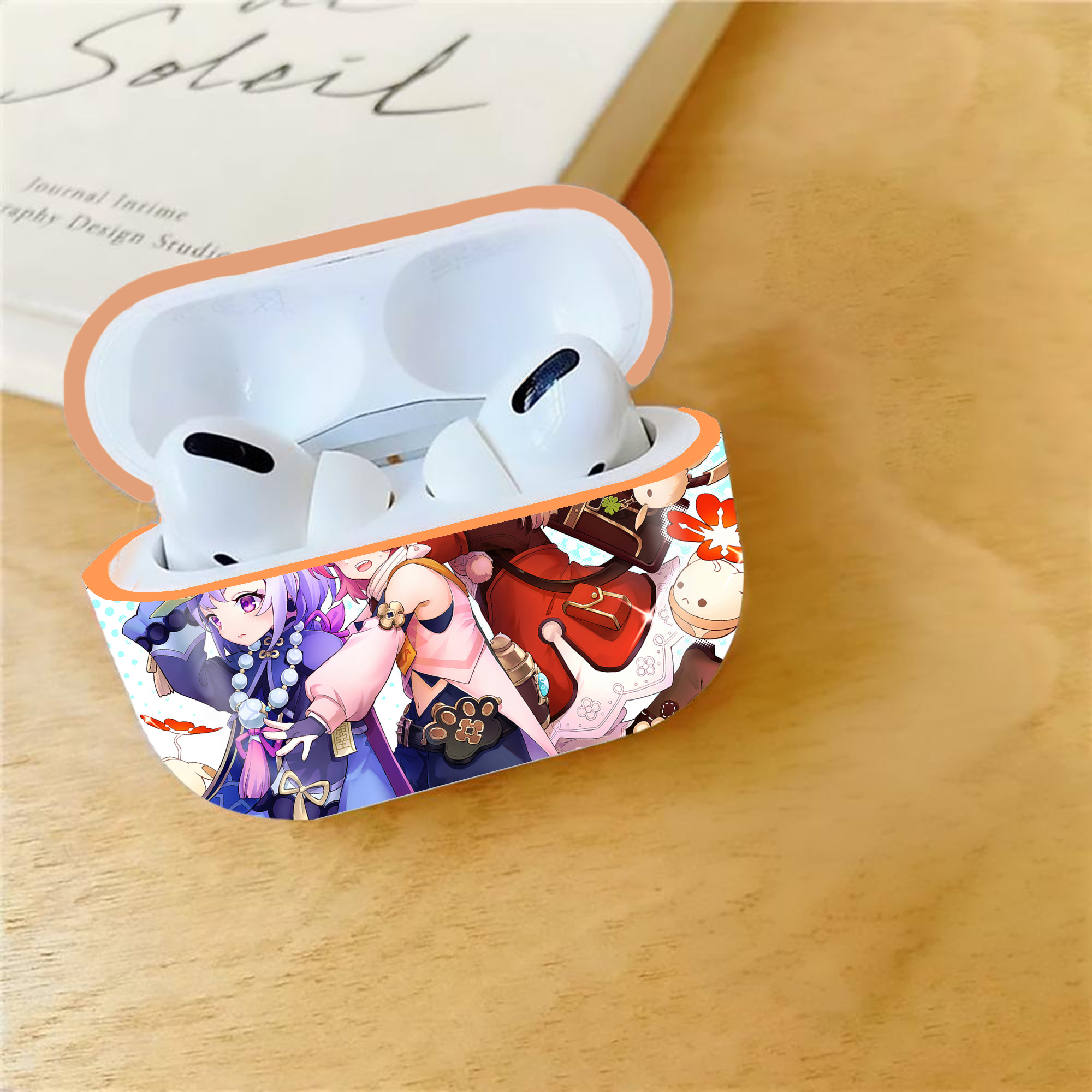 げんし神 genshin 【AirPods Pro用】ハードシェル保護ケース｜耐衝撃・防指紋・カラビナ付き商品仕様