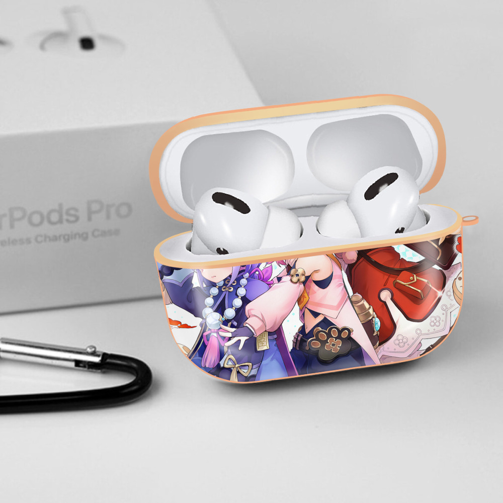 げんし神 genshin 【AirPods Pro用】ハードシェル保護ケース｜耐衝撃・防指紋・カラビナ付き商品仕様