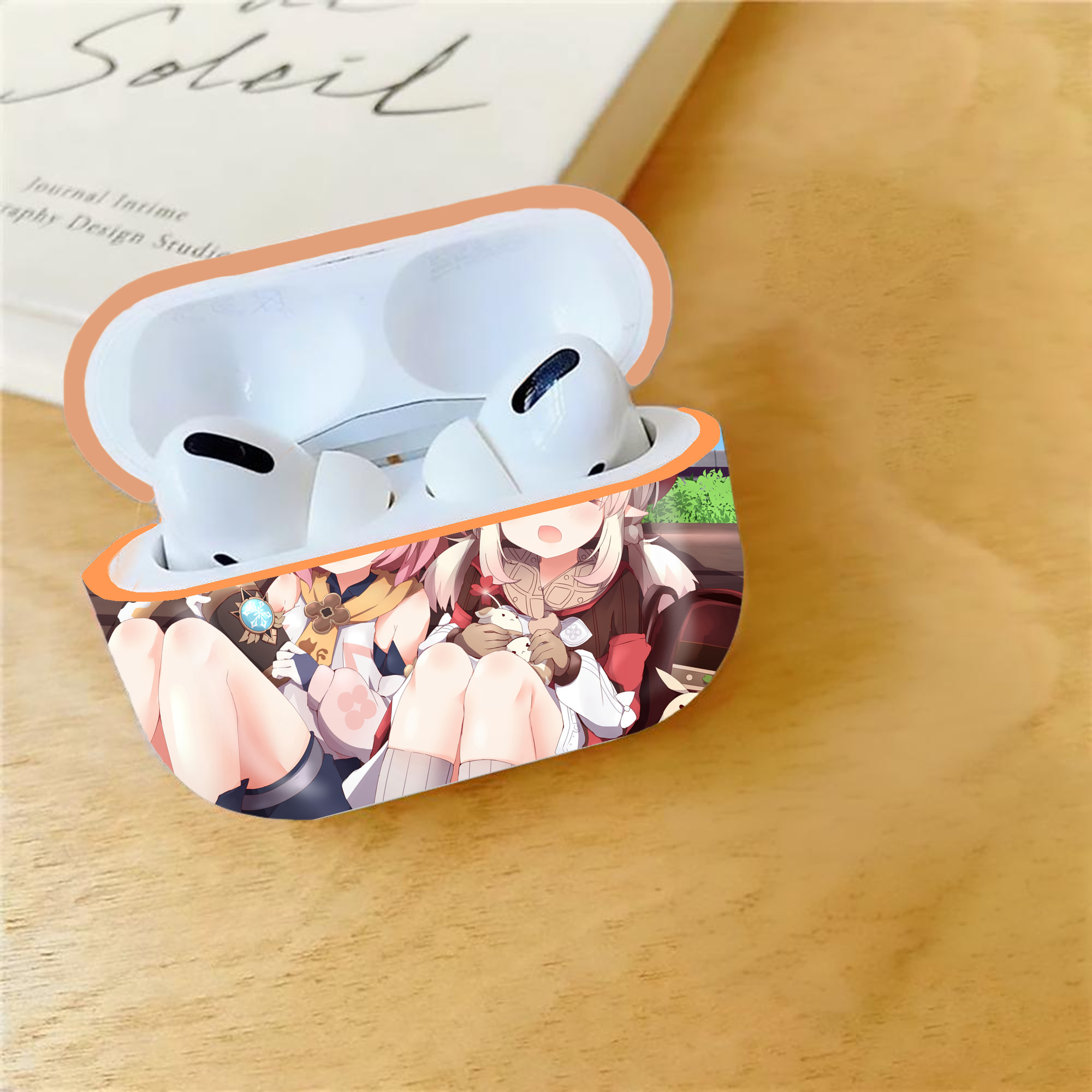 げんし神 genshin 【AirPods Pro用】ハードシェル保護ケース｜耐衝撃・防指紋・カラビナ付き商品仕様