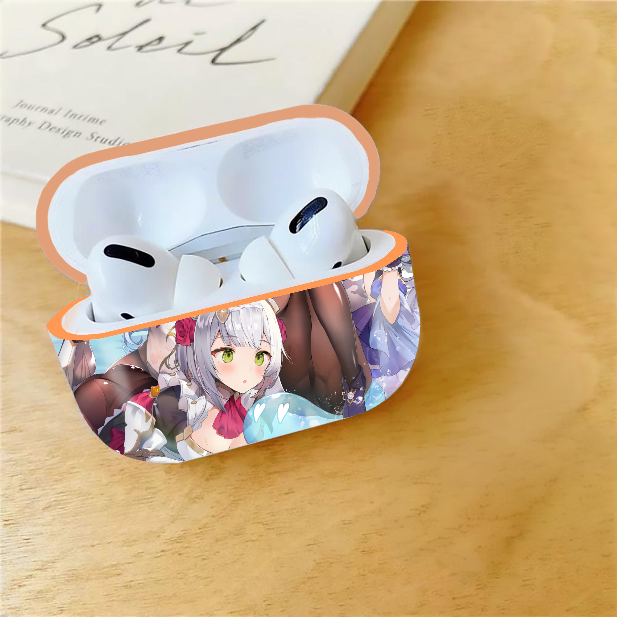 げんし神 genshin 【AirPods Pro用】ハードシェル保護ケース｜耐衝撃・防指紋・カラビナ付き商品仕様