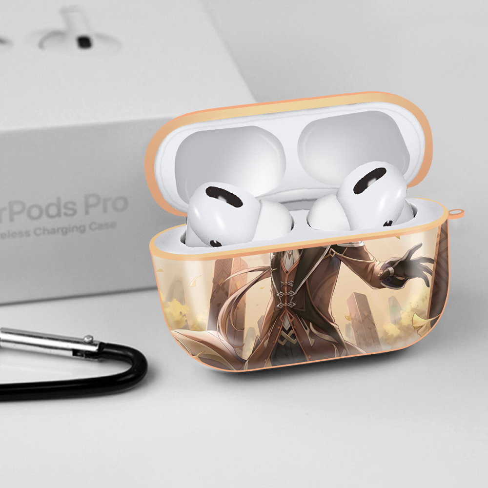 げんし神 genshin 【AirPods Pro用】ハードシェル保護ケース｜耐衝撃・防指紋・カラビナ付き商品仕様