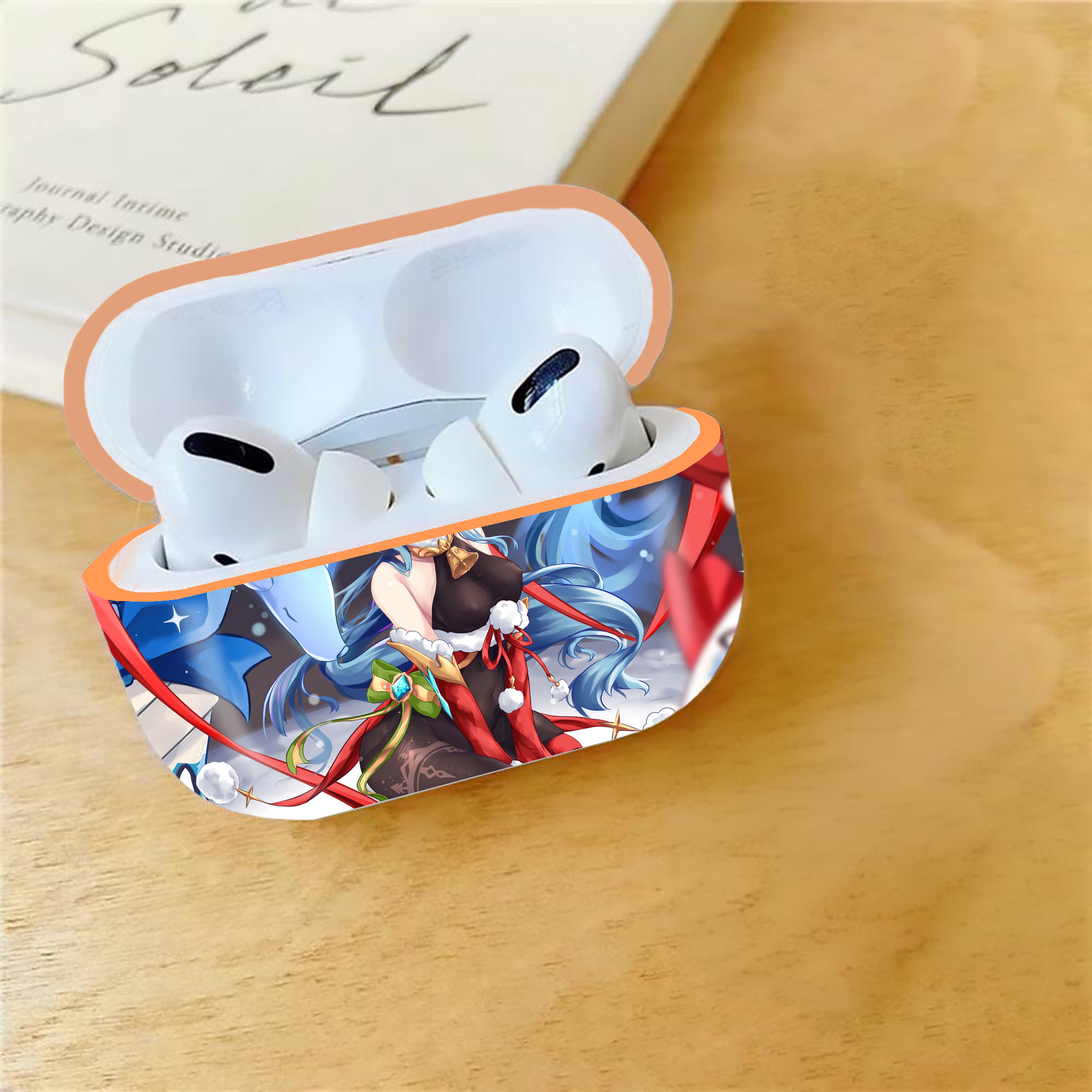 げんし神 genshin 【AirPods Pro用】ハードシェル保護ケース｜耐衝撃・防指紋・カラビナ付き商品仕様