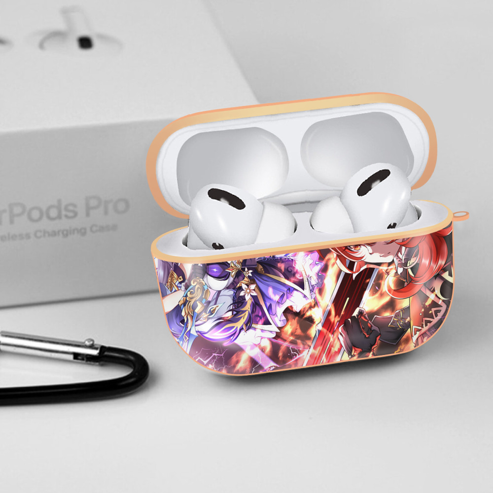 げんし神 genshin 【AirPods Pro用】ハードシェル保護ケース｜耐衝撃・防指紋・カラビナ付き商品仕様