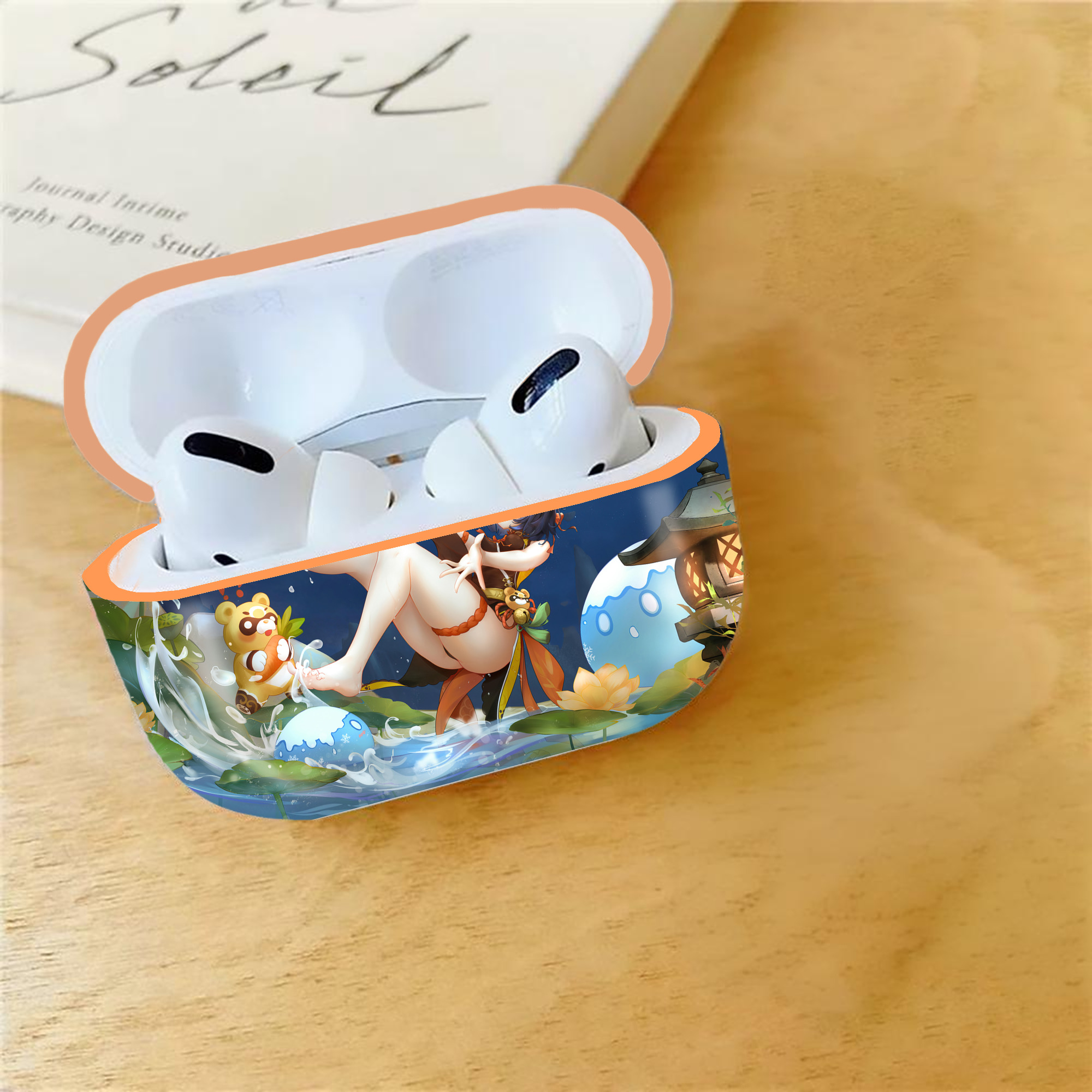 げんし神 genshin 【AirPods Pro用】ハードシェル保護ケース｜耐衝撃・防指紋・カラビナ付き商品仕様