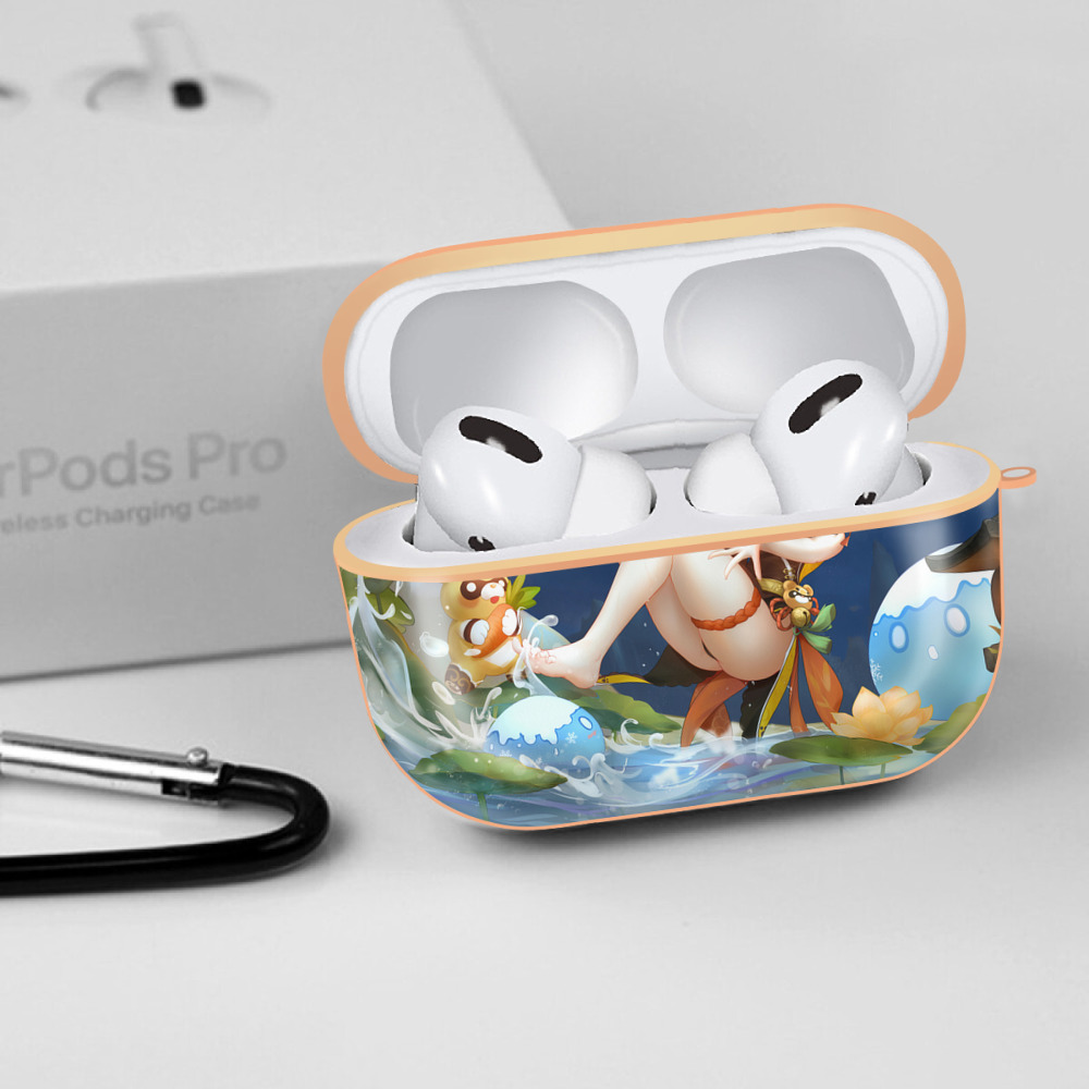 げんし神 genshin 【AirPods Pro用】ハードシェル保護ケース｜耐衝撃・防指紋・カラビナ付き商品仕様
