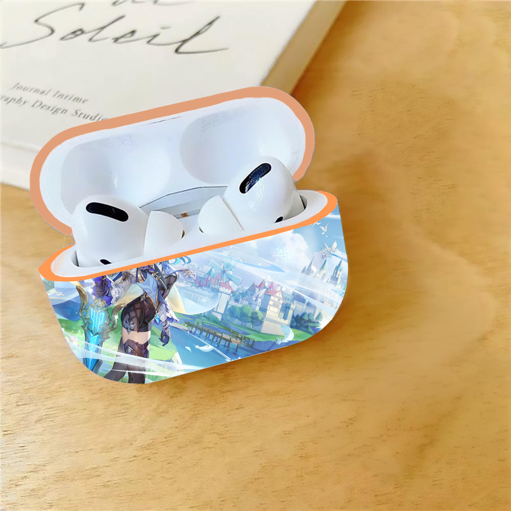 げんし神 genshin 【AirPods Pro用】ハードシェル保護ケース｜耐衝撃・防指紋・カラビナ付き商品仕様