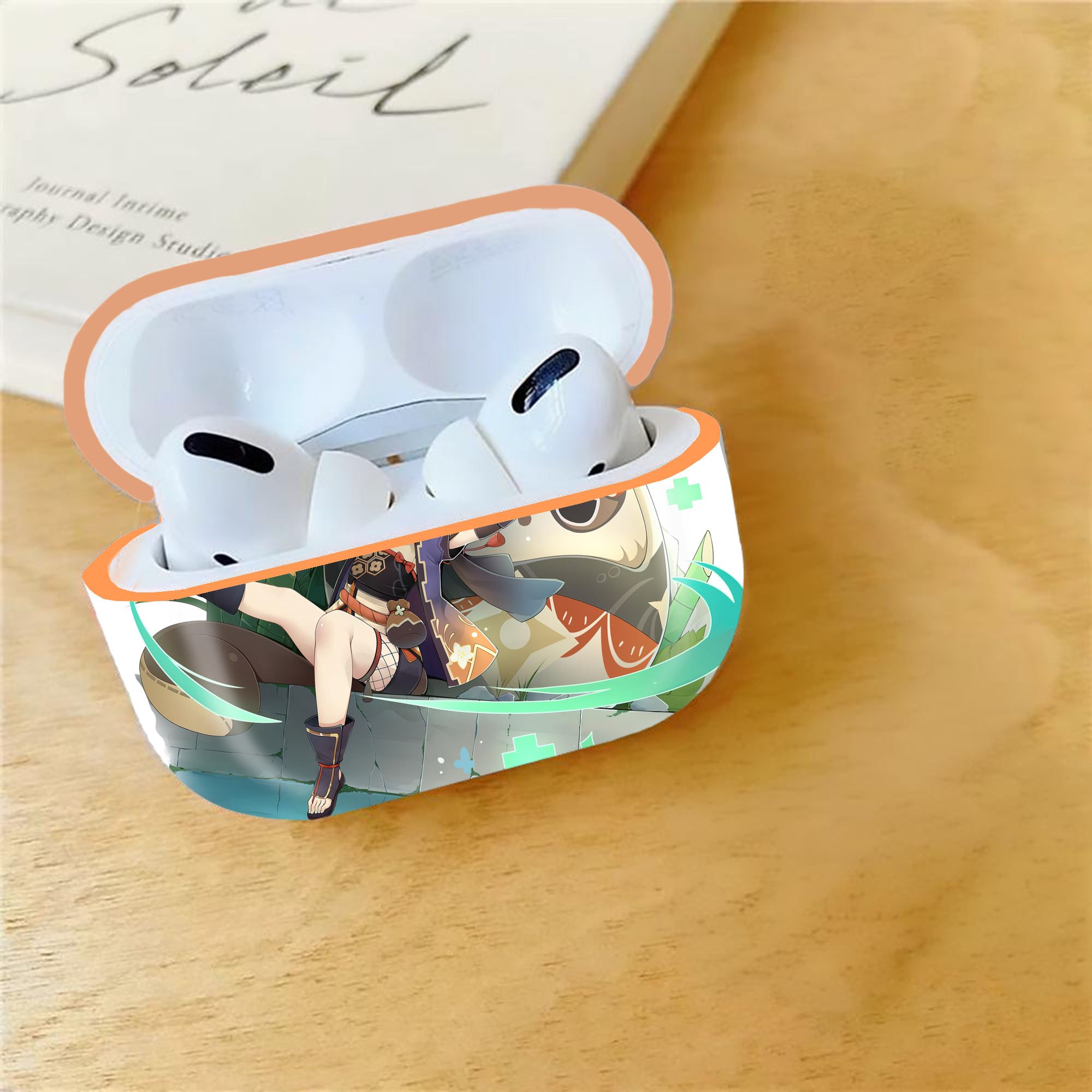 げんし神 genshin 【AirPods Pro用】ハードシェル保護ケース｜耐衝撃・防指紋・カラビナ付き商品仕様