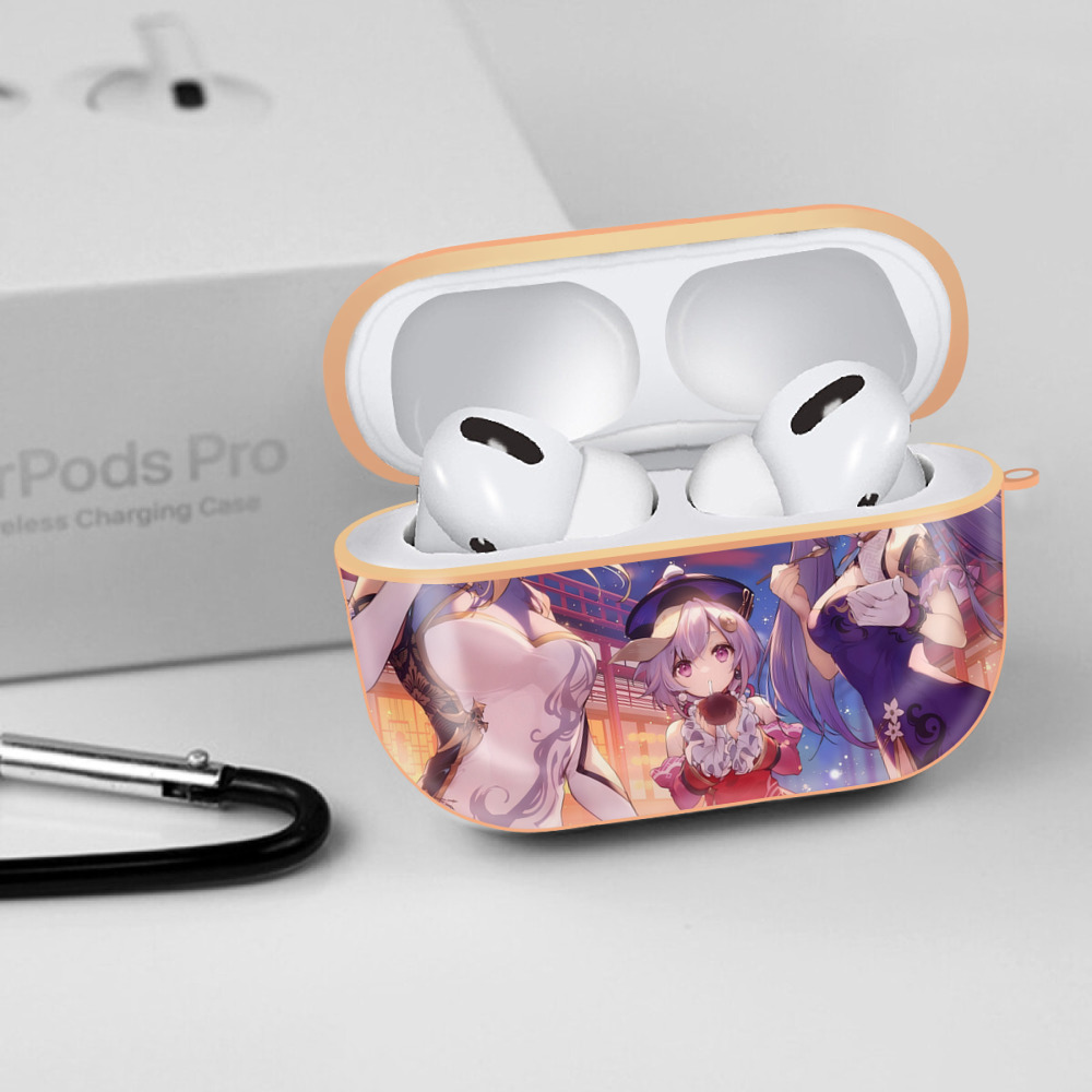 げんし神 genshin 【AirPods Pro用】ハードシェル保護ケース｜耐衝撃・防指紋・カラビナ付き商品仕様