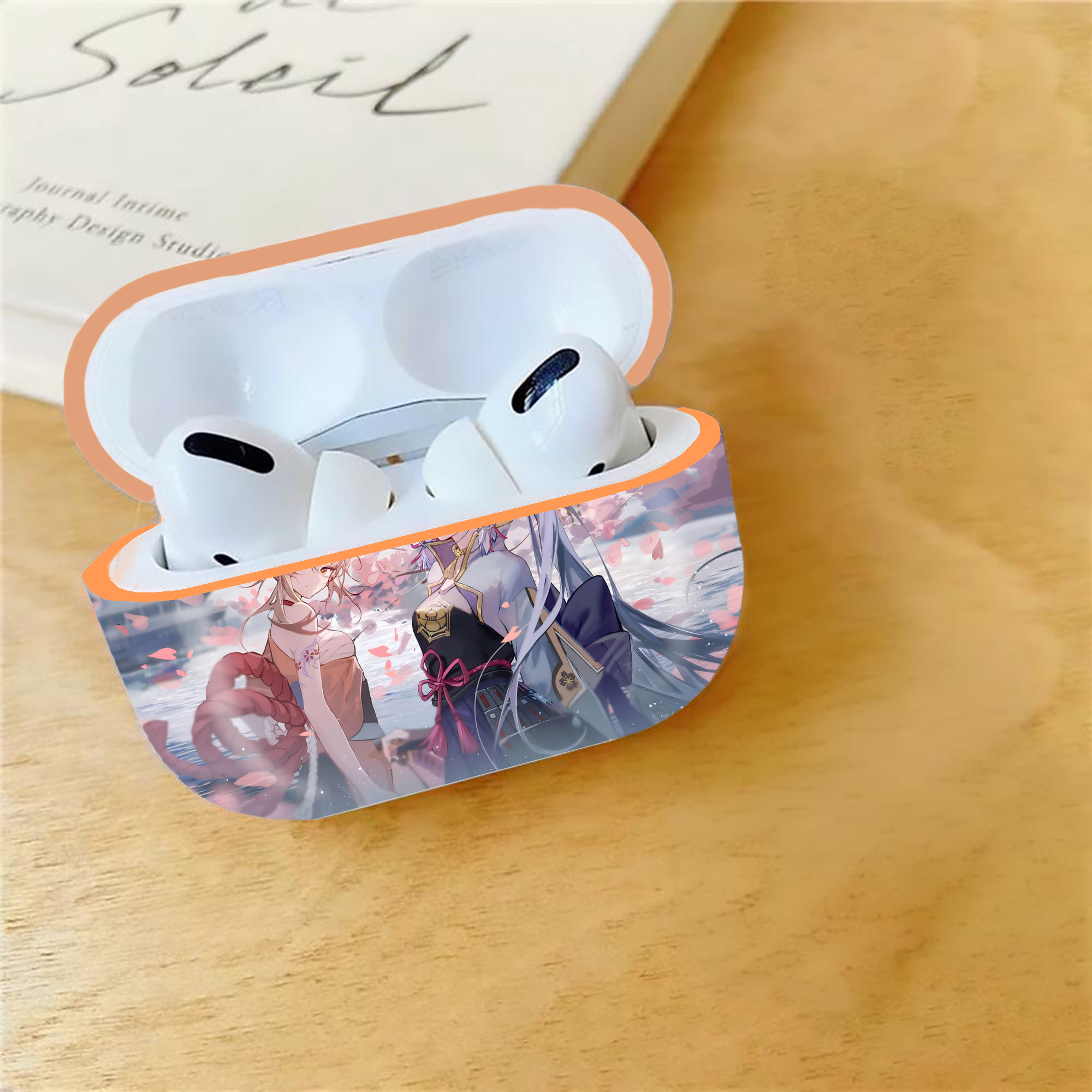 げんし神 genshin 【AirPods Pro用】ハードシェル保護ケース｜耐衝撃・防指紋・カラビナ付き商品仕様