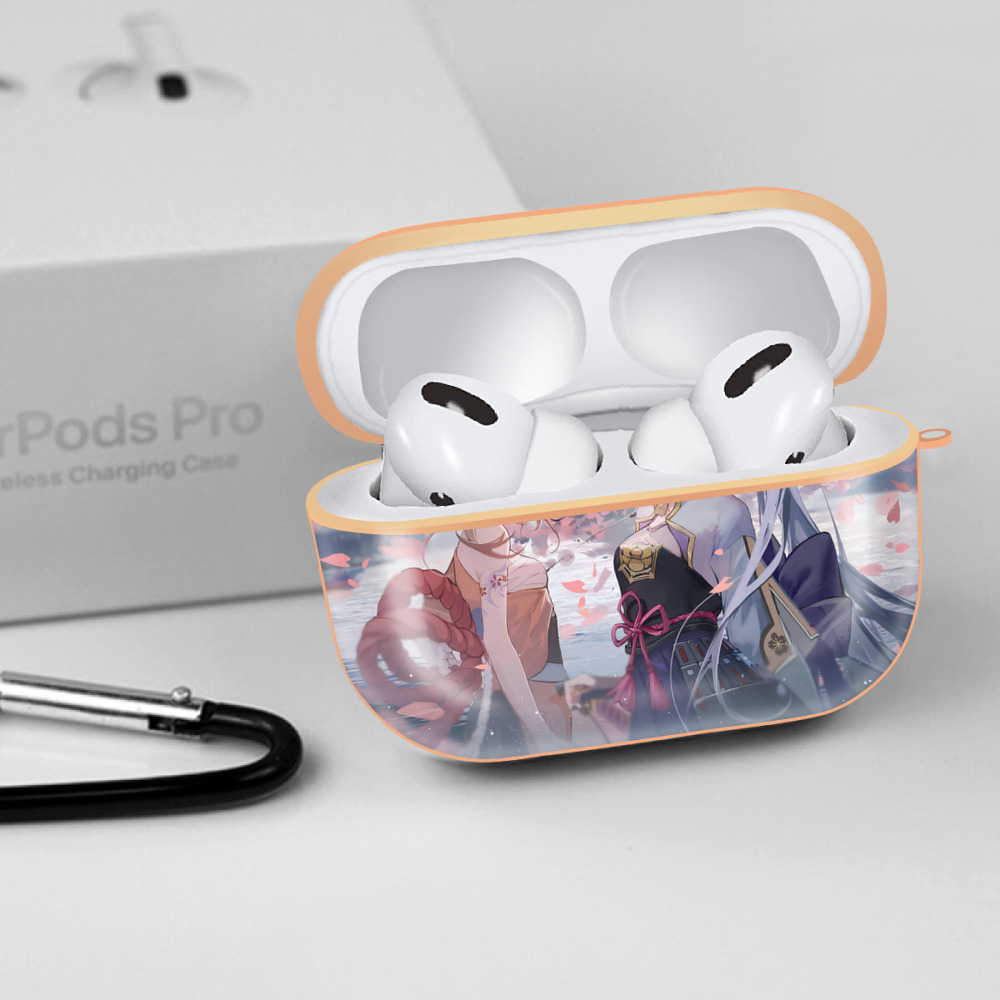 げんし神 genshin 【AirPods Pro用】ハードシェル保護ケース｜耐衝撃・防指紋・カラビナ付き商品仕様
