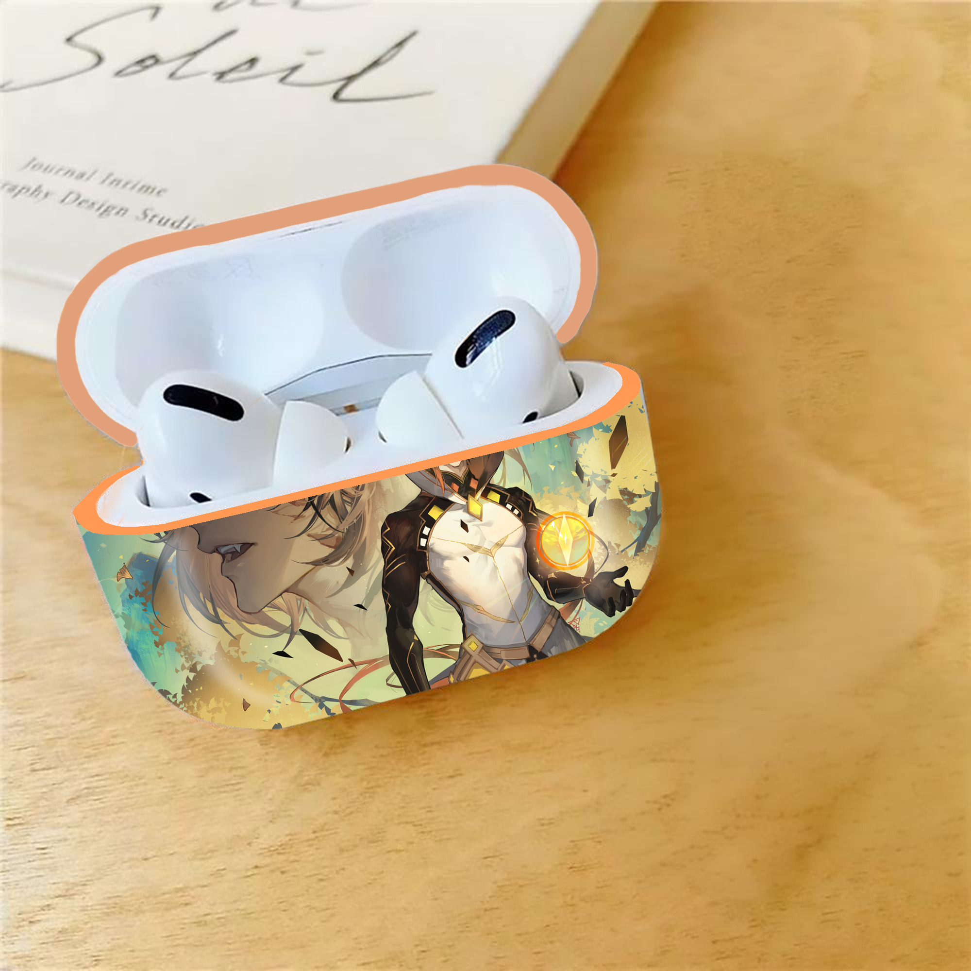 げんし神 genshin 【AirPods Pro用】ハードシェル保護ケース｜耐衝撃・防指紋・カラビナ付き商品仕様