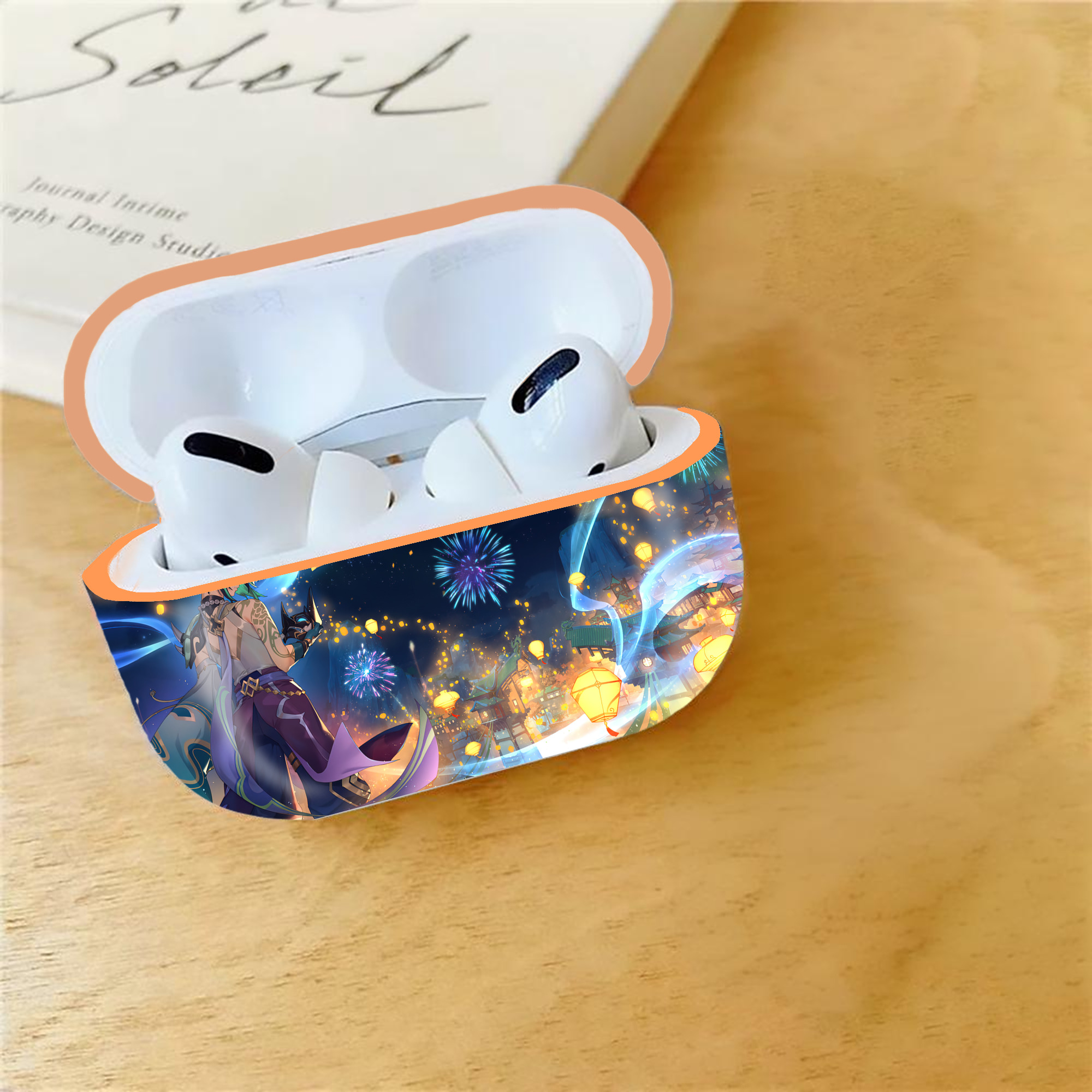 げんし神 genshin 【AirPods Pro用】ハードシェル保護ケース｜耐衝撃・防指紋・カラビナ付き商品仕様