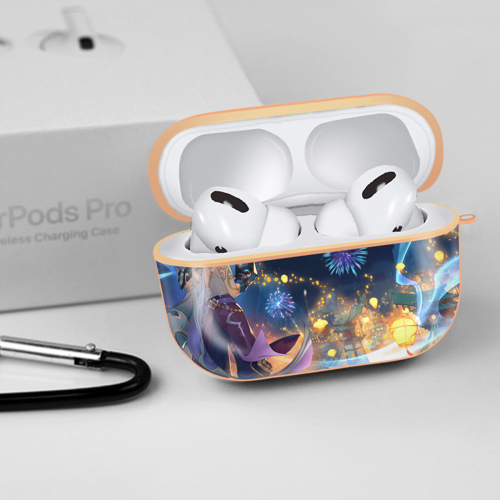 げんし神 genshin 【AirPods Pro用】ハードシェル保護ケース｜耐衝撃・防指紋・カラビナ付き商品仕様