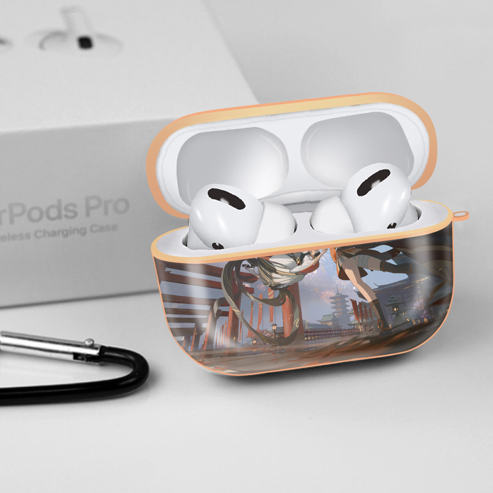 げんし神 genshin 【AirPods Pro用】ハードシェル保護ケース｜耐衝撃・防指紋・カラビナ付き商品仕様