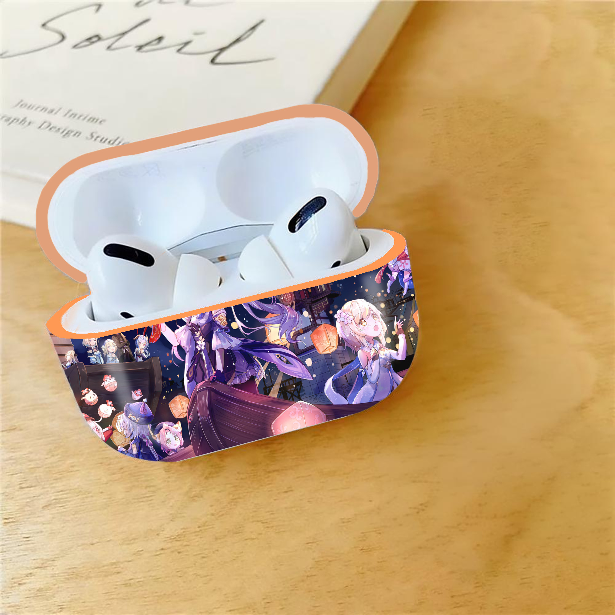 げんし神 genshin 【AirPods Pro用】ハードシェル保護ケース｜耐衝撃・防指紋・カラビナ付き商品仕様