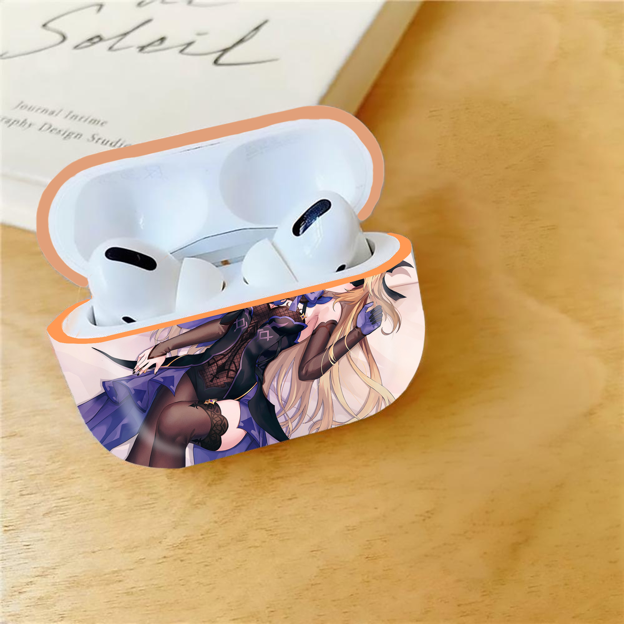 げんし神 genshin 【AirPods Pro用】ハードシェル保護ケース｜耐衝撃・防指紋・カラビナ付き商品仕様