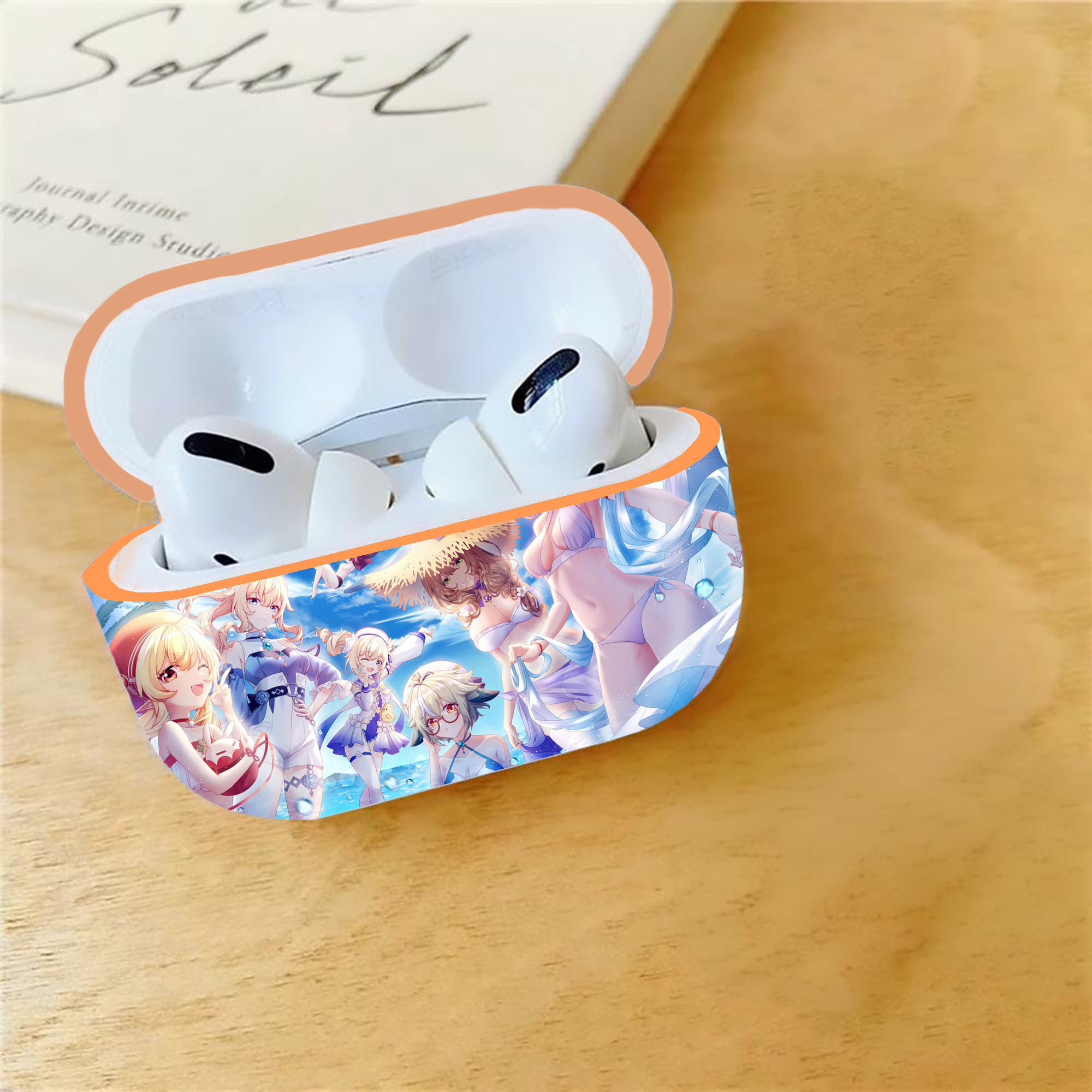 げんし神 genshin 【AirPods Pro用】ハードシェル保護ケース｜耐衝撃・防指紋・カラビナ付き商品仕様