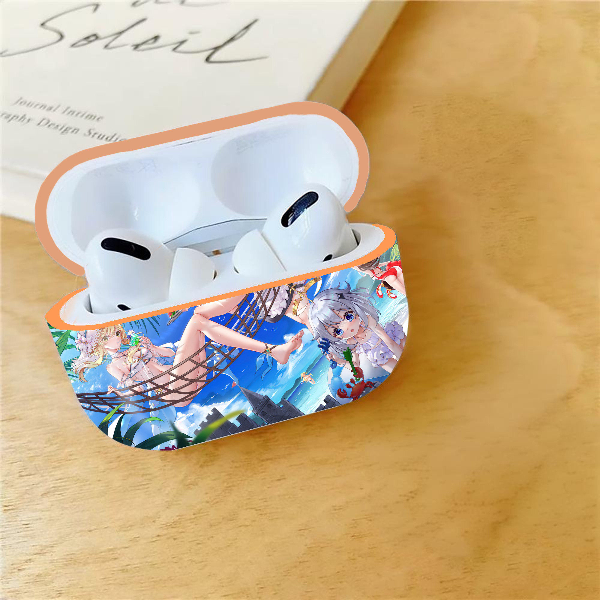 げんし神 genshin 【AirPods Pro用】ハードシェル保護ケース｜耐衝撃・防指紋・カラビナ付き商品仕様