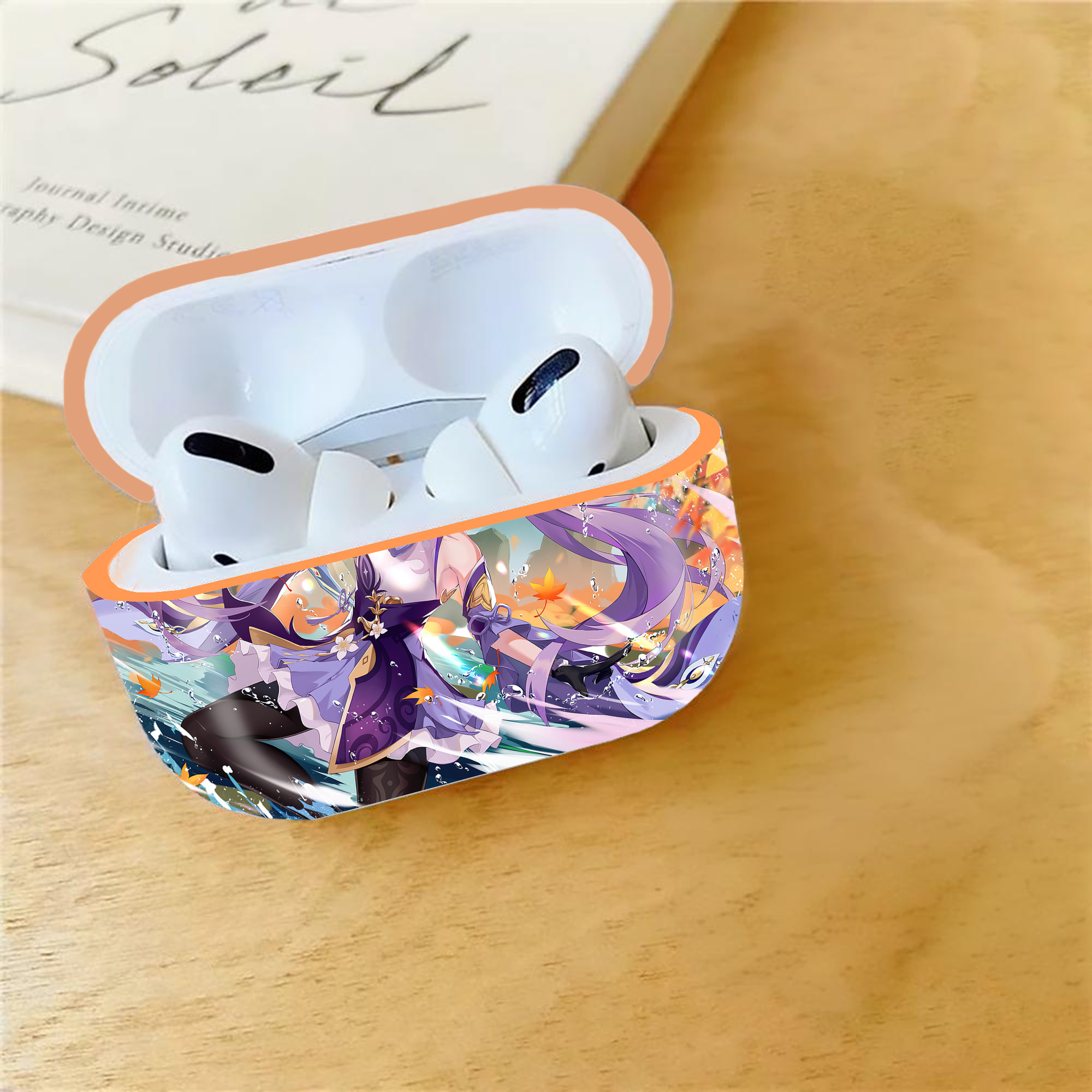 げんし神 genshin 【AirPods Pro用】ハードシェル保護ケース｜耐衝撃・防指紋・カラビナ付き商品仕様