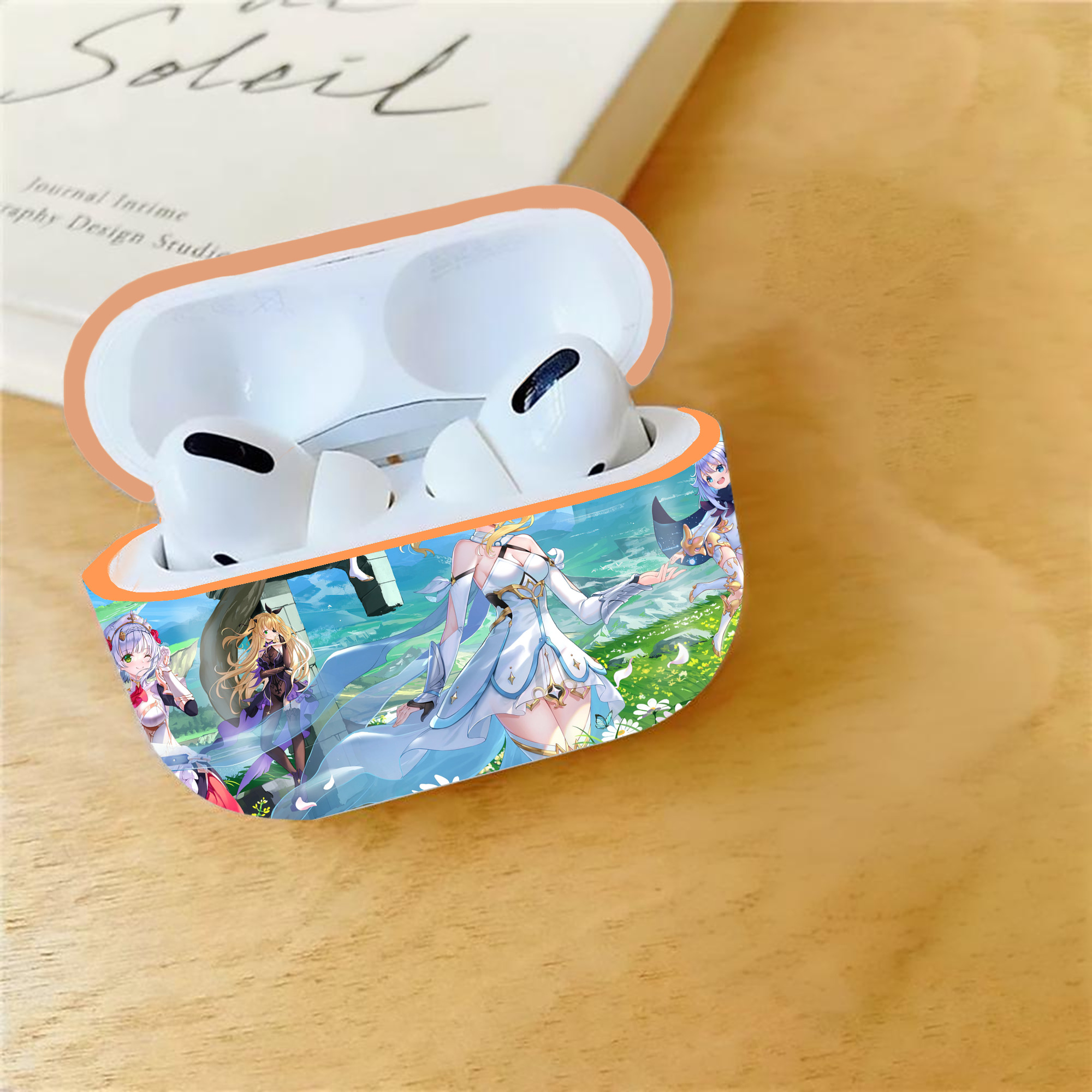 げんし神 genshin 【AirPods Pro用】ハードシェル保護ケース｜耐衝撃・防指紋・カラビナ付き商品仕様