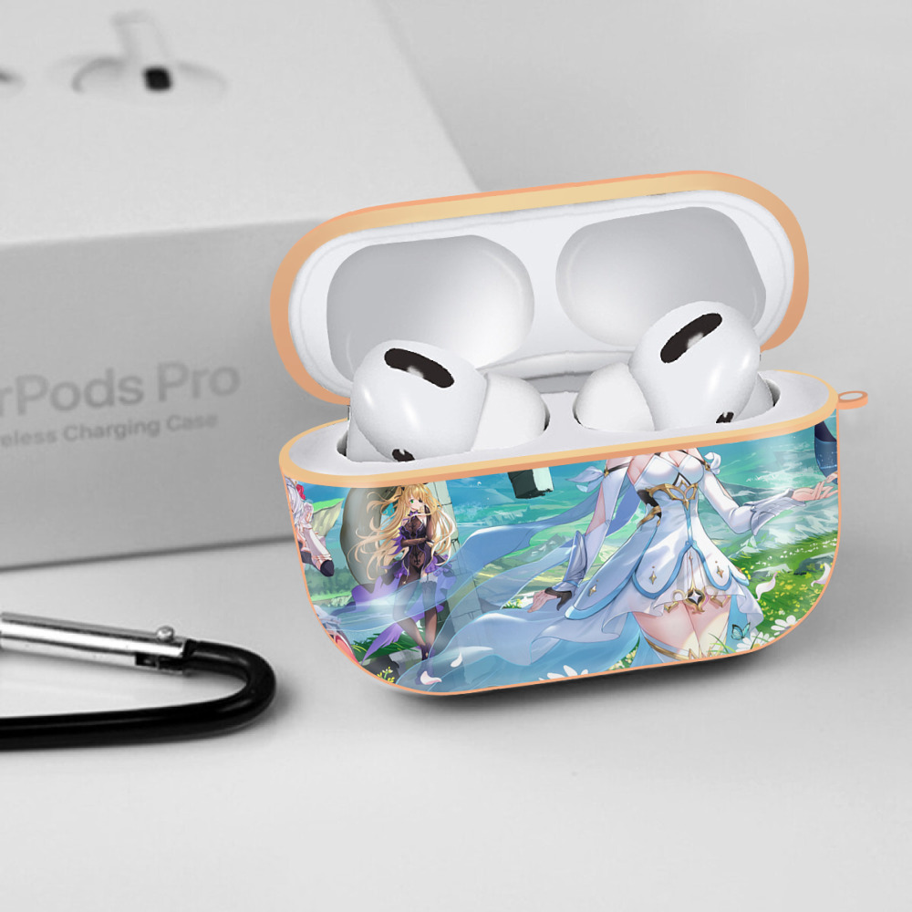 げんし神 genshin 【AirPods Pro用】ハードシェル保護ケース｜耐衝撃・防指紋・カラビナ付き商品仕様