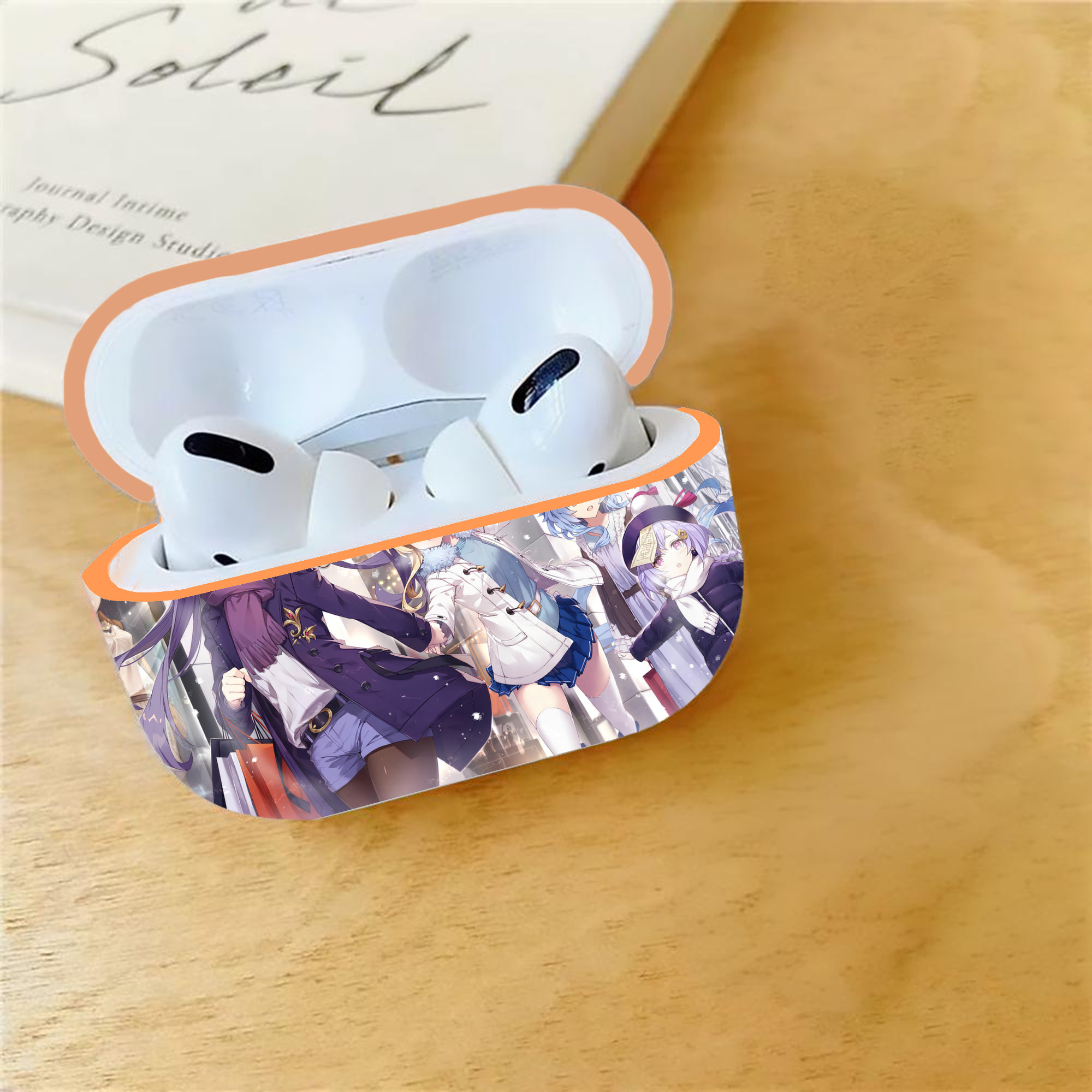 げんし神 genshin 【AirPods Pro用】ハードシェル保護ケース｜耐衝撃・防指紋・カラビナ付き商品仕様