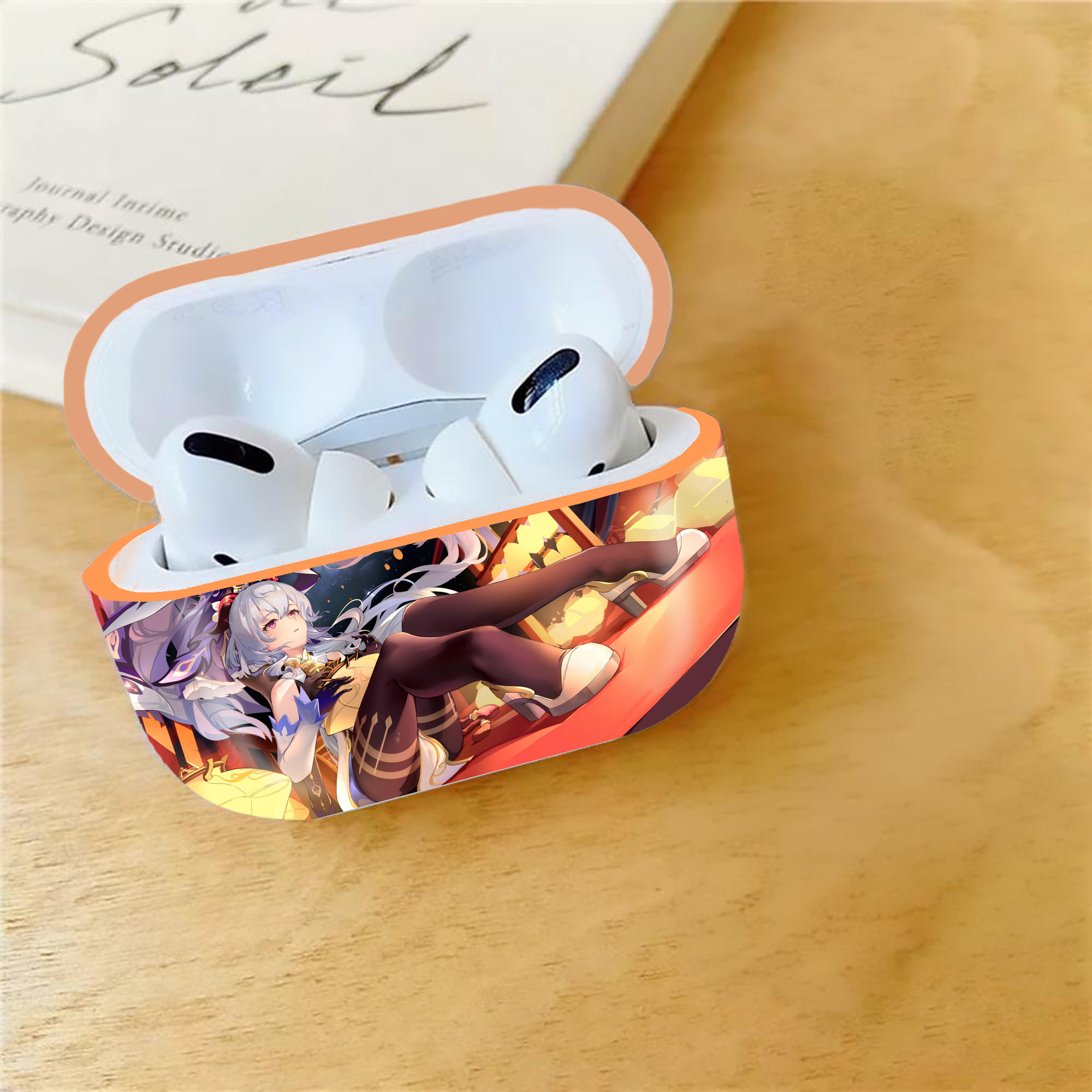 げんし神 genshin 【AirPods Pro用】ハードシェル保護ケース｜耐衝撃・防指紋・カラビナ付き商品仕様